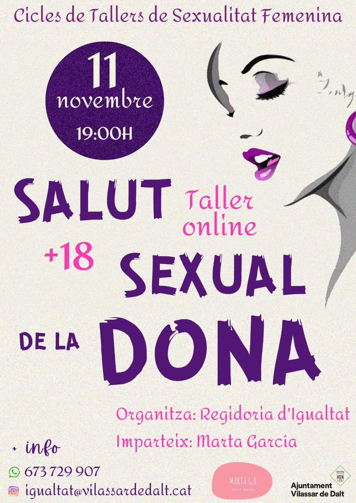 Taller online de Salut sexual femenina