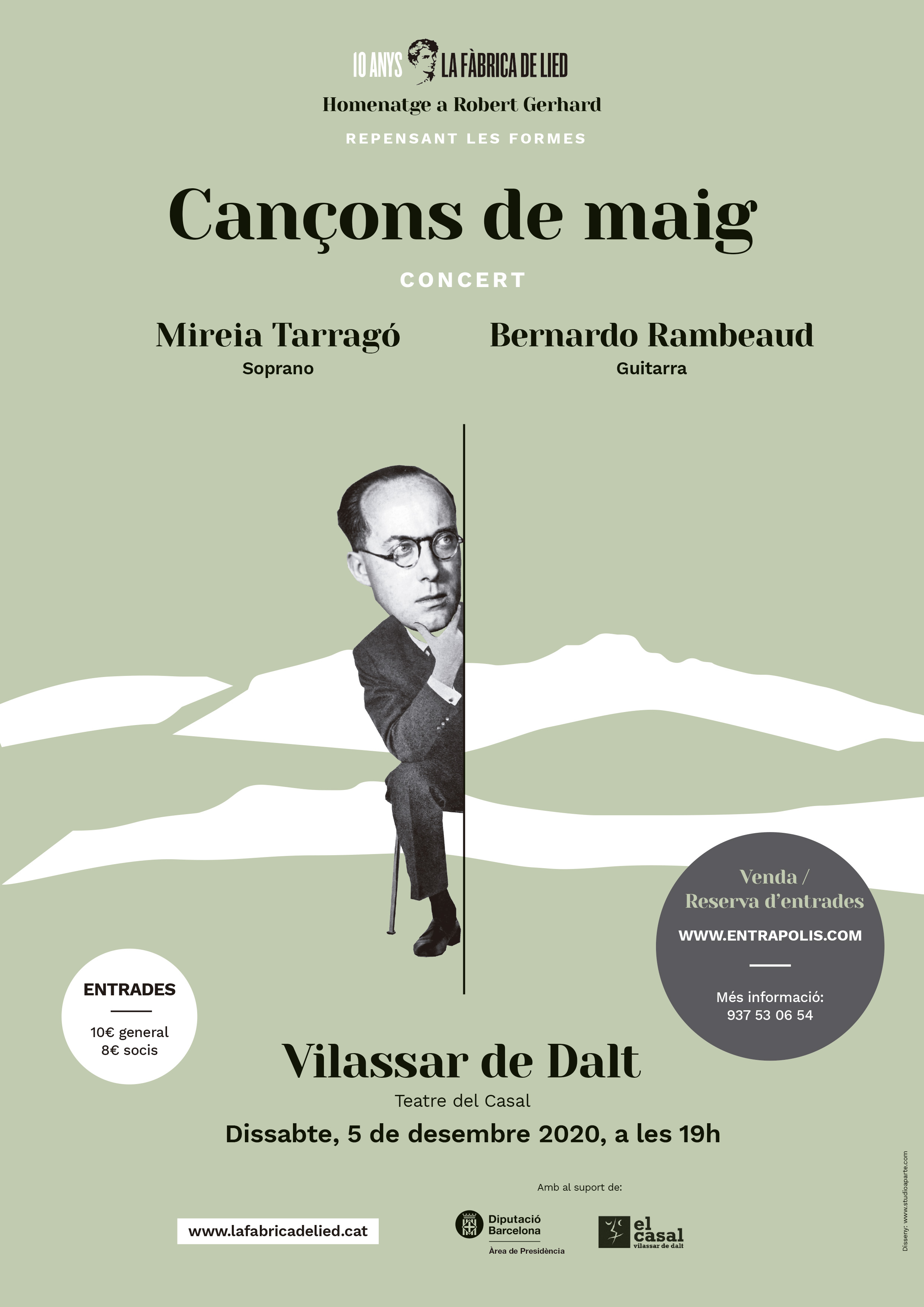 Can&ccedil;ons de maig. Concert homenatge a Robert Gerhard