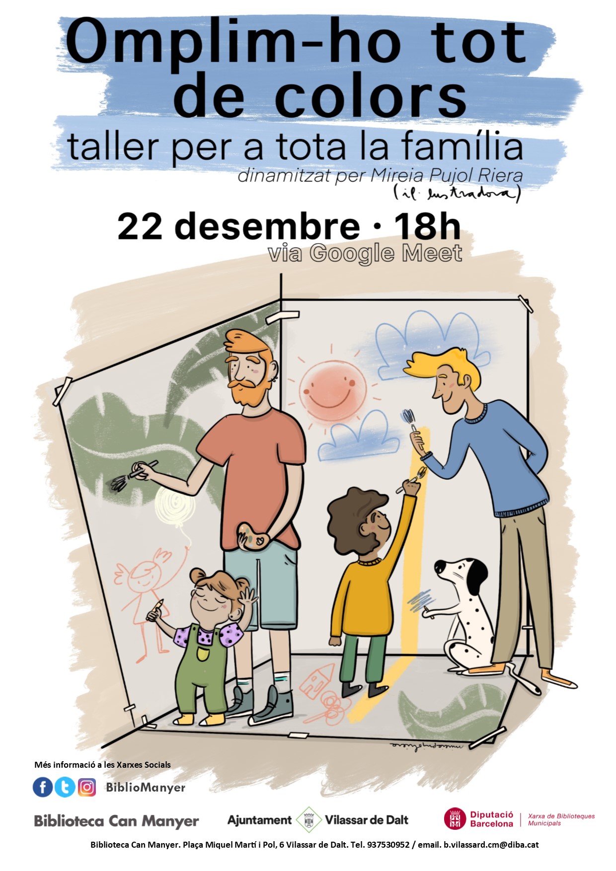 Taller de Nadal: Omplim-ho tot de colors!