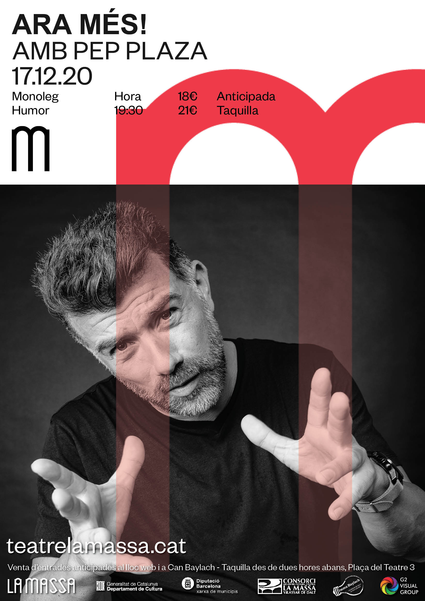 Ara m&eacute;s! amb Pep Plaza al Teatre La Massa 