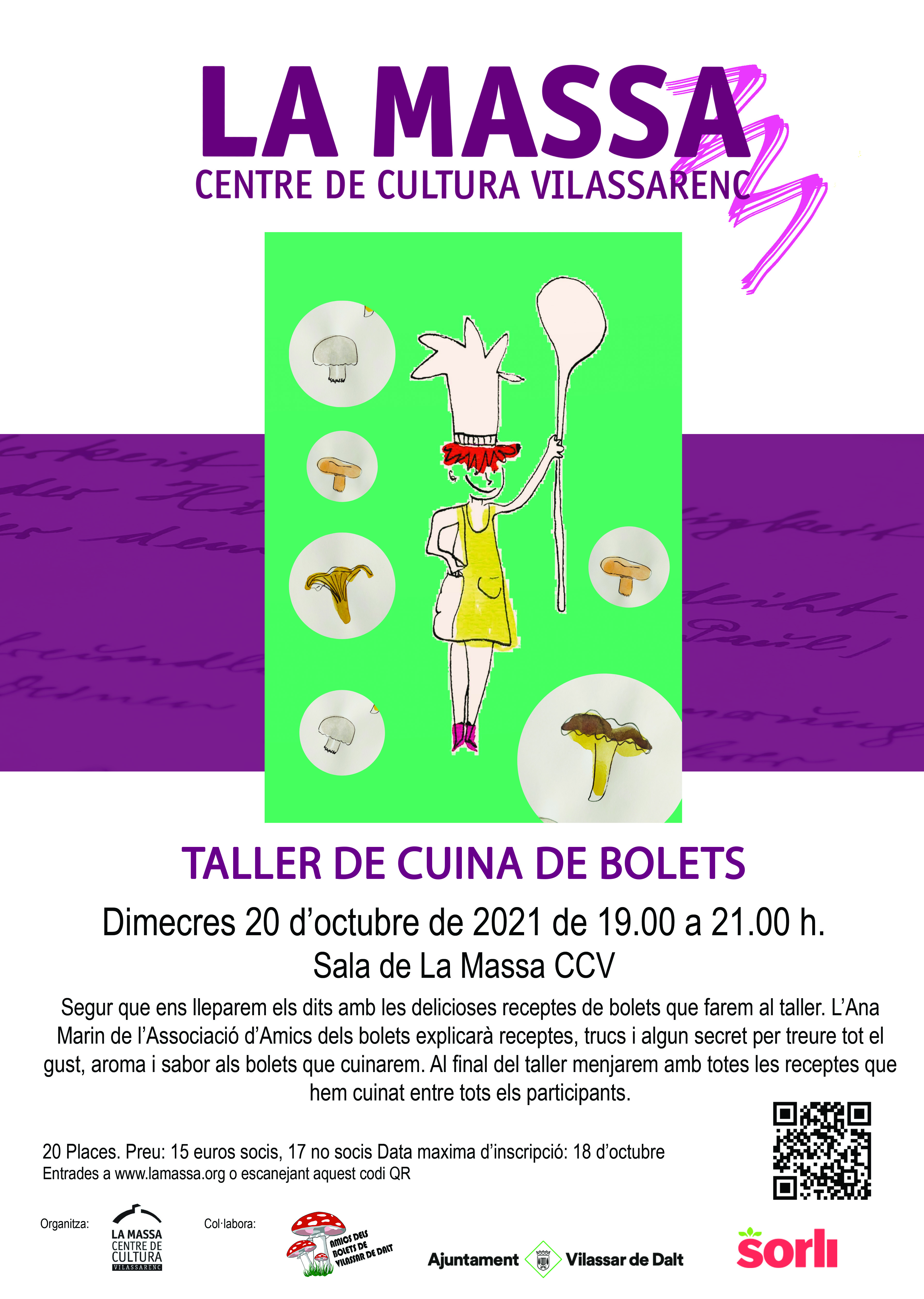Taller de cuina de bolets