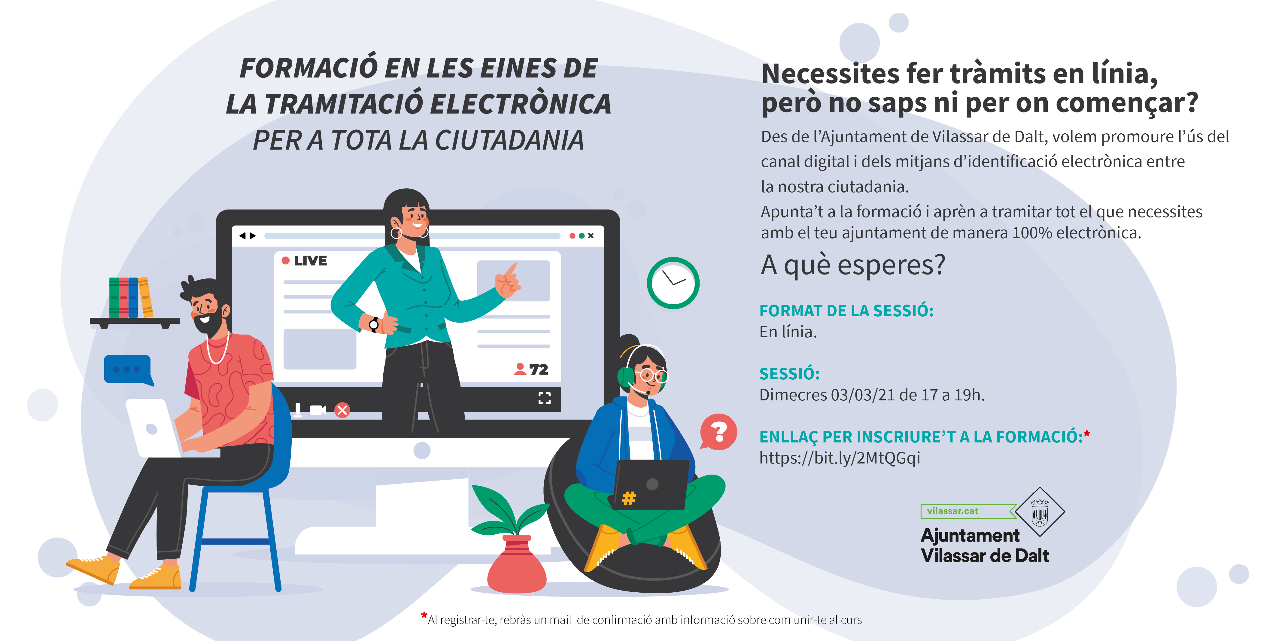 Formaci&oacute; en les eines de tramitaci&oacute; electr&ograve;nica per a la ciutadania