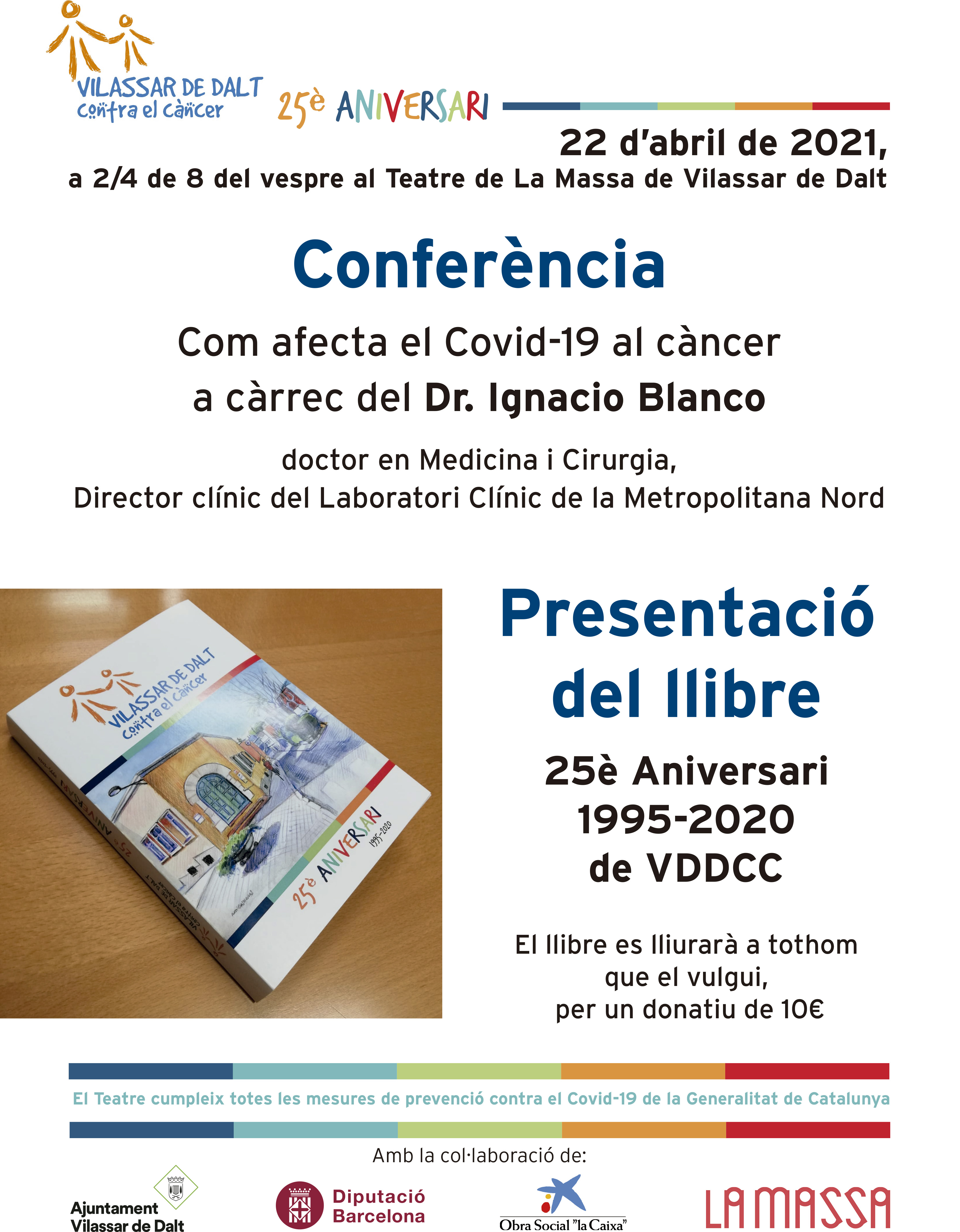 Presentaci&oacute; del llibre 25&egrave; aniversari de VDDCC