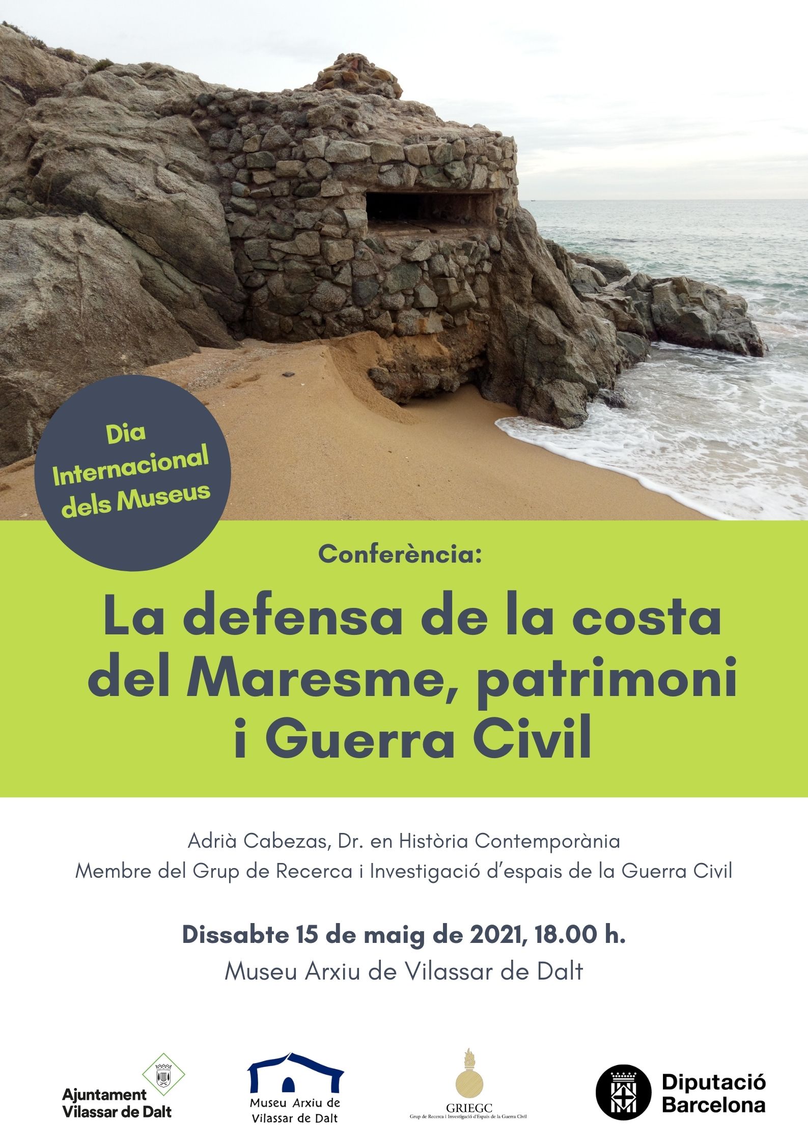Confer&egrave;ncia: La defensa de la costa del Maresme, patrimoni i Guerra Civil 
