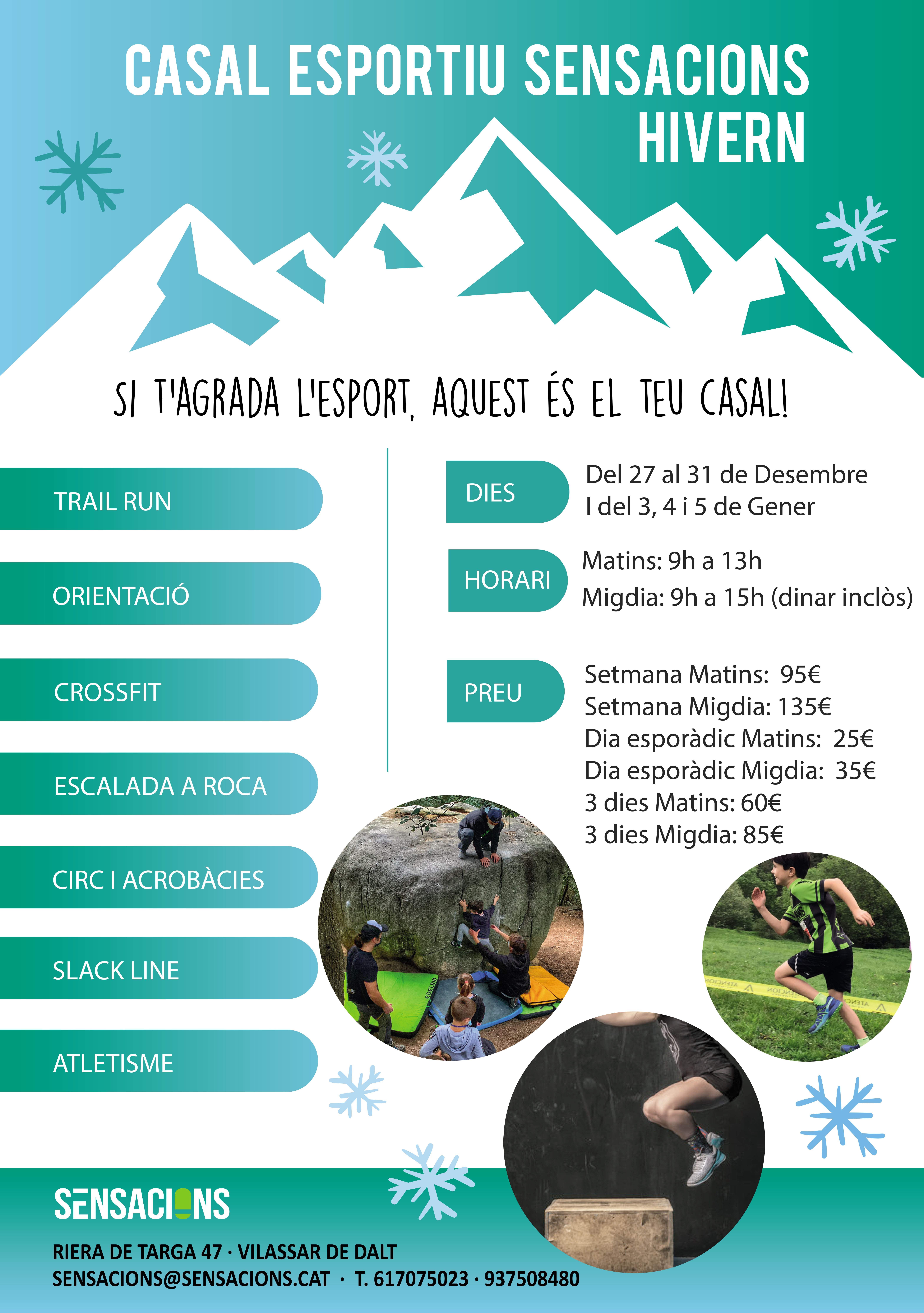 Casal esportiu Sensacions hivern