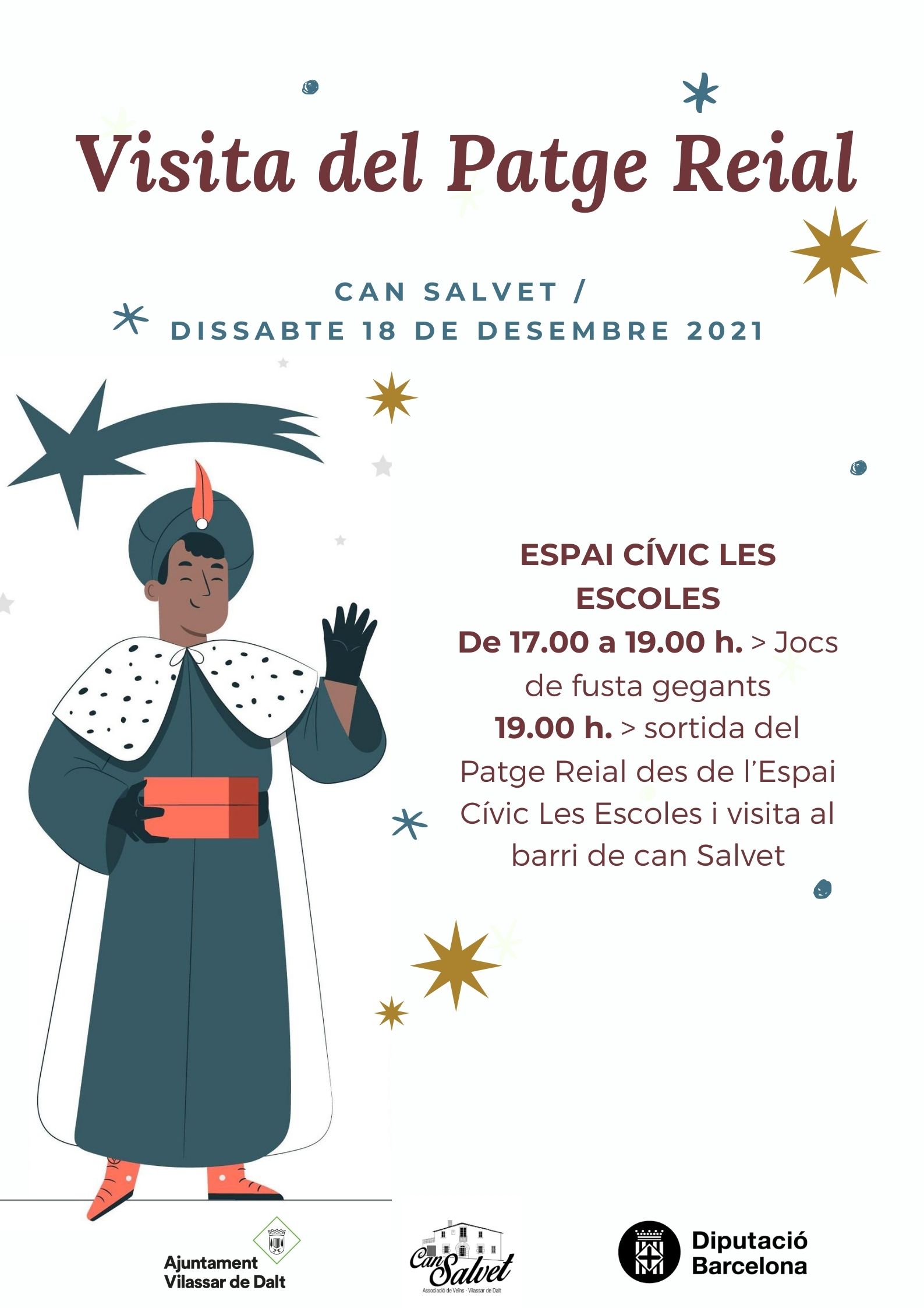 Arribada del Patge Reial a can Salvet