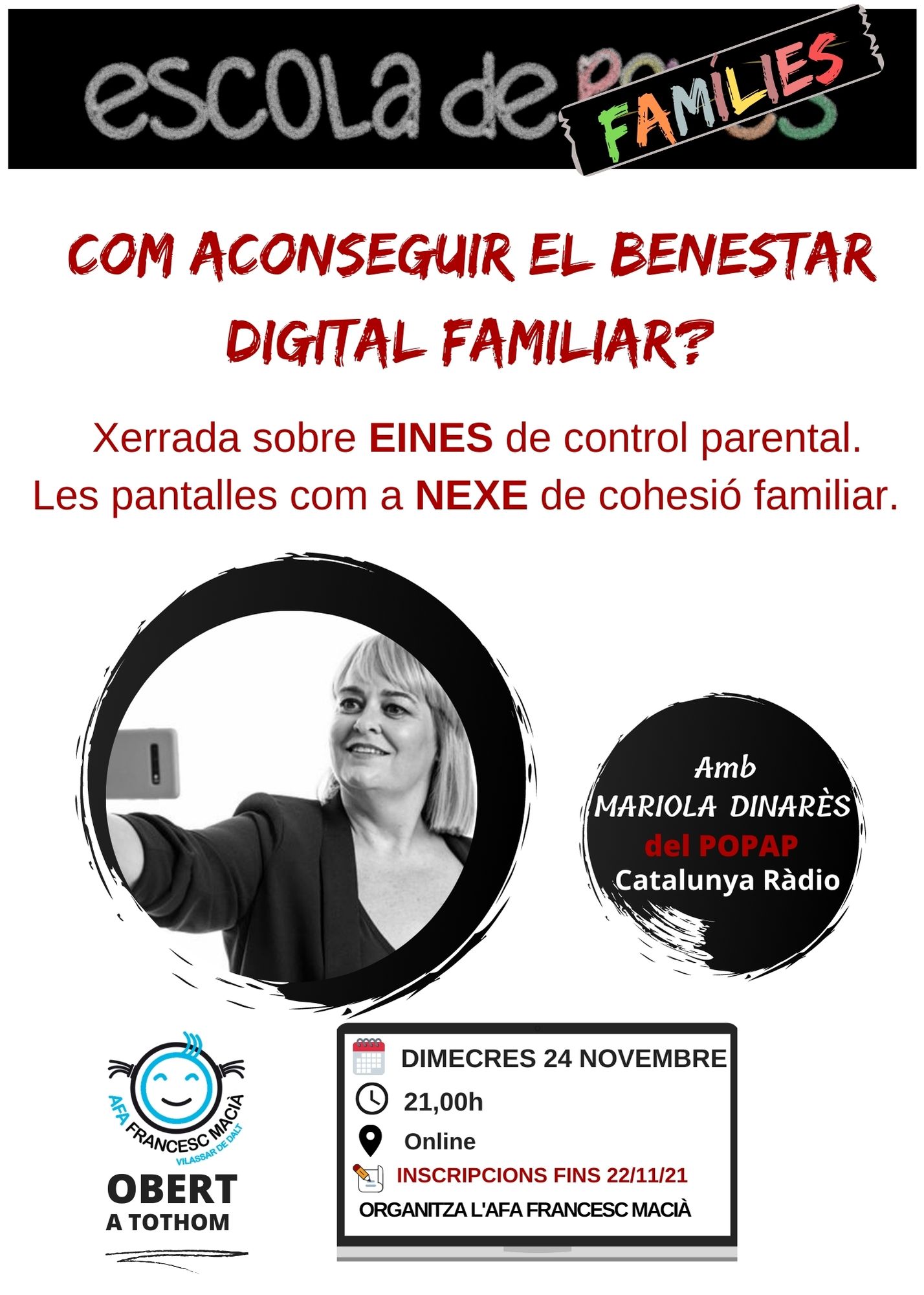 Xerrada: Com aconseguir el benestar digital familiar