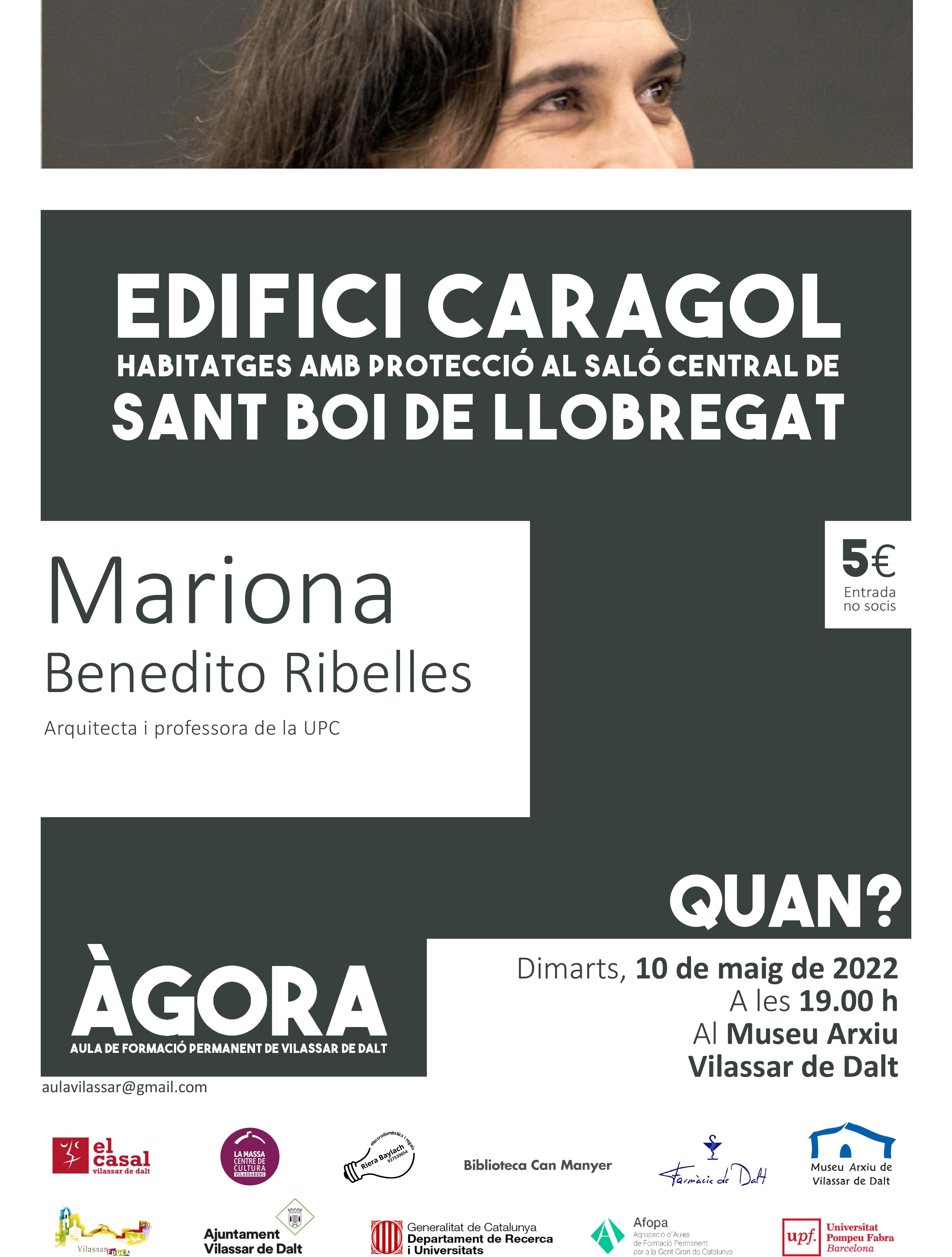 &Agrave;gora Vilassar: Edifici Caragol. Habitatges amb protecci&oacute; al sal&oacute; central de Sant Boi de Llobregat