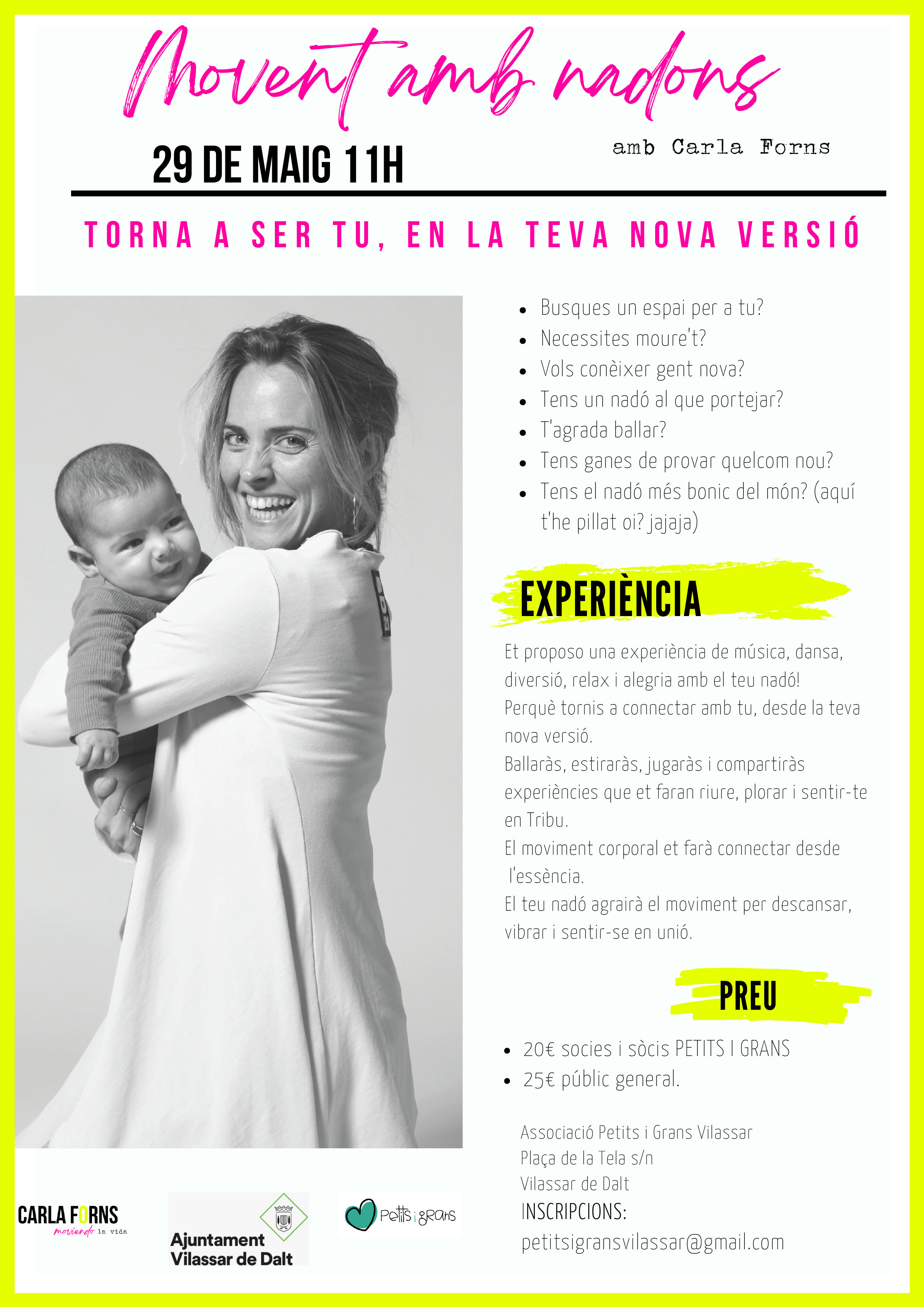 Taller: Movent amb nadons