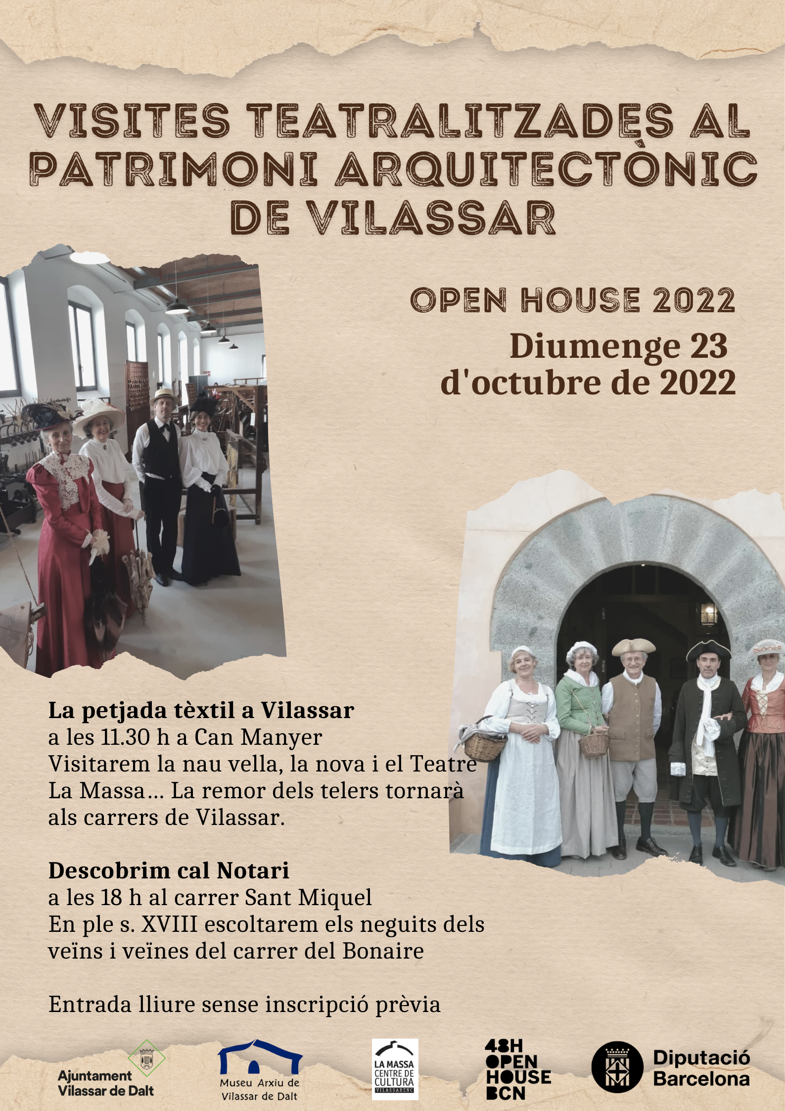 Visites teatralitzades al patrimoni arquitectònic de Vilassar