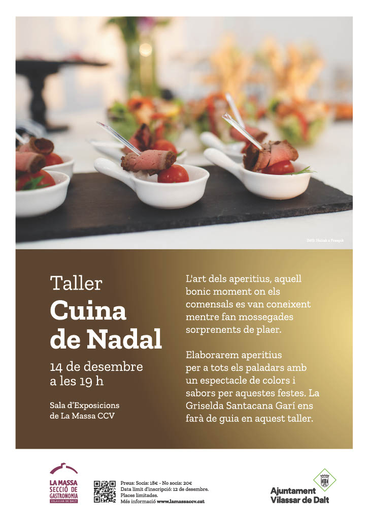 Taller de cuina de Nadal