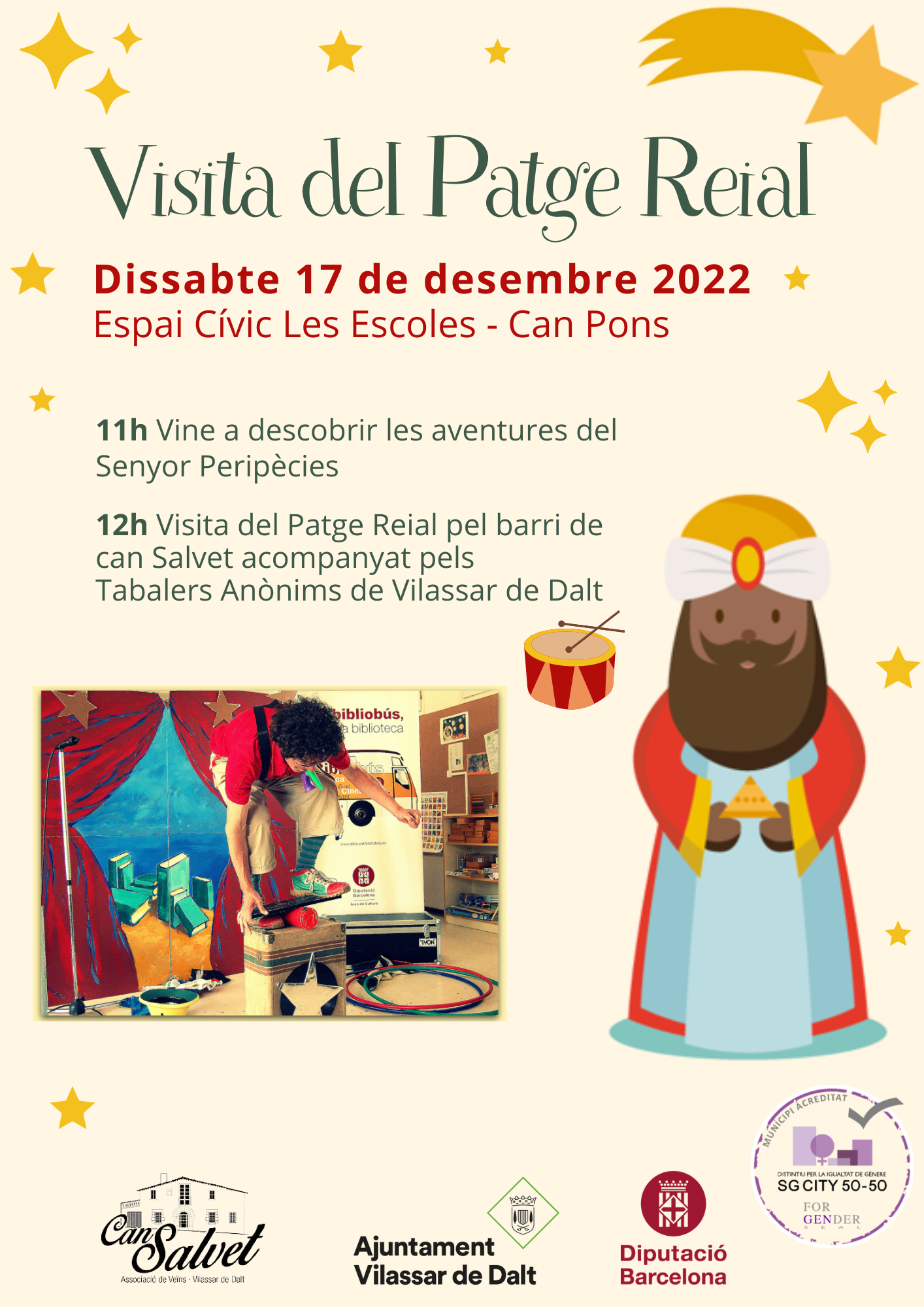 Visita del Patge reial a Can Salvet