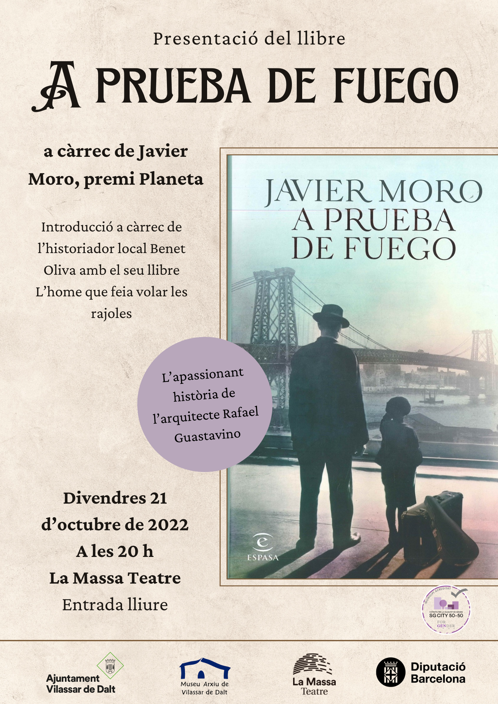 Presentació del llibre 'A prueba de fuego'