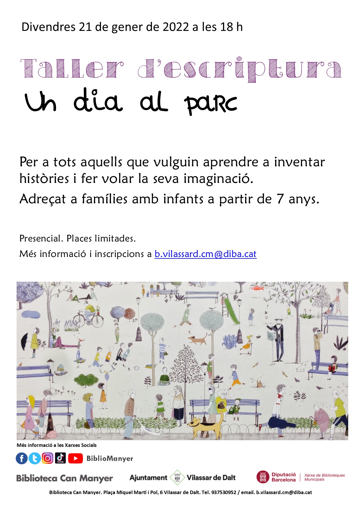 Un dia al Parc. Taller d'escriptura