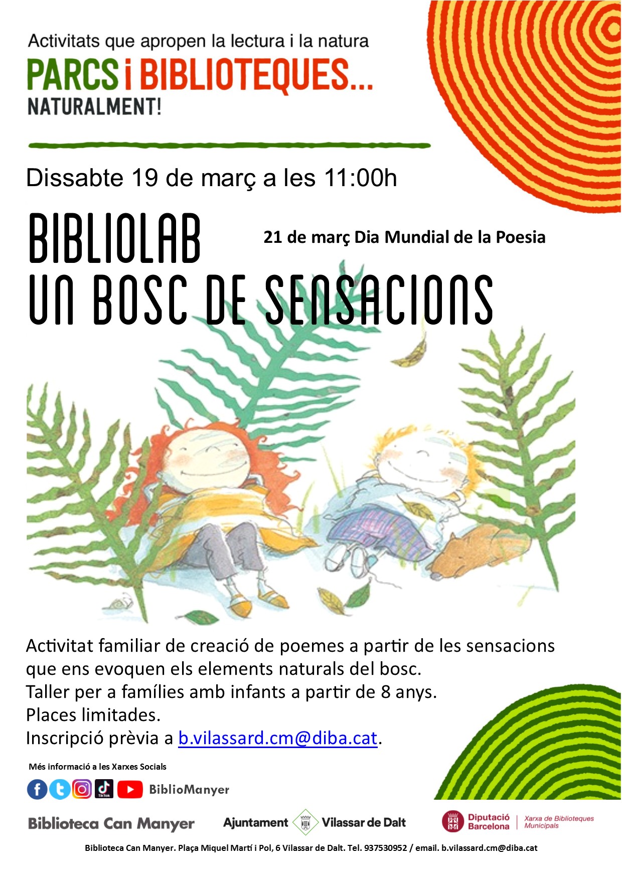 BiblioLab: Un bosc de sensacions