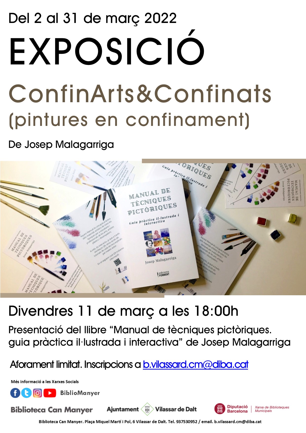 Exposici&oacute;: ConfinArts&Confinats (pintures en confinament)