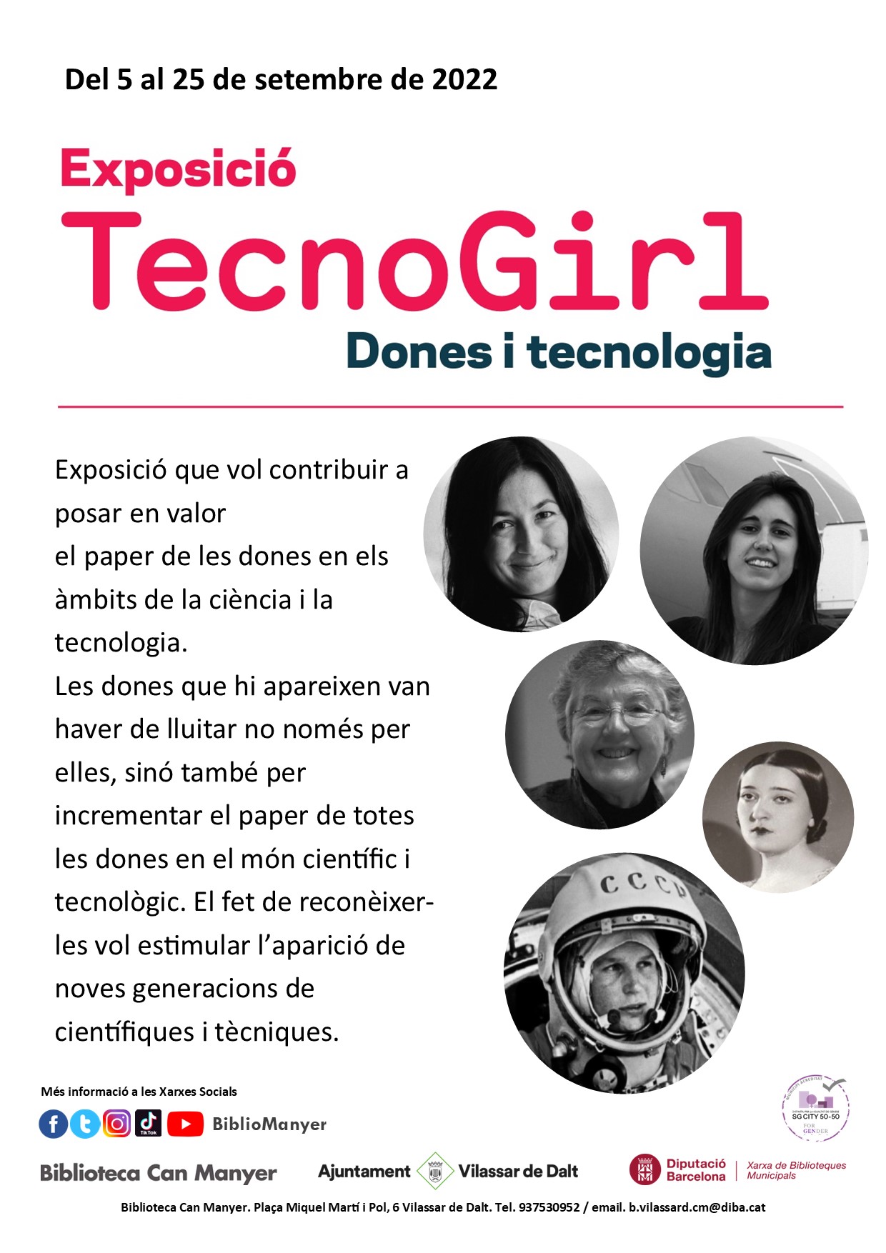 Exposició 'TecnoGirl: Dones i tecnologia'