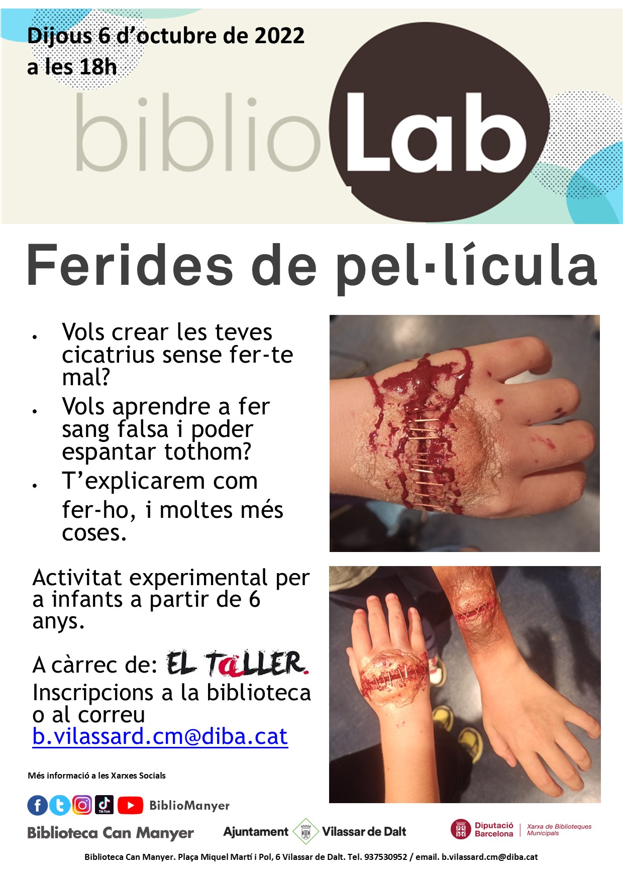 Bibliolab: Ferides de pel·lícula