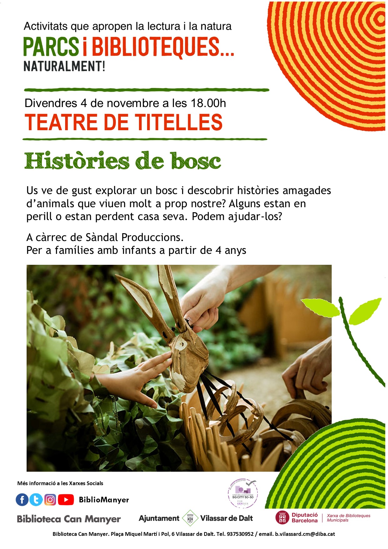 Teatre de titelles: Històries de bosc