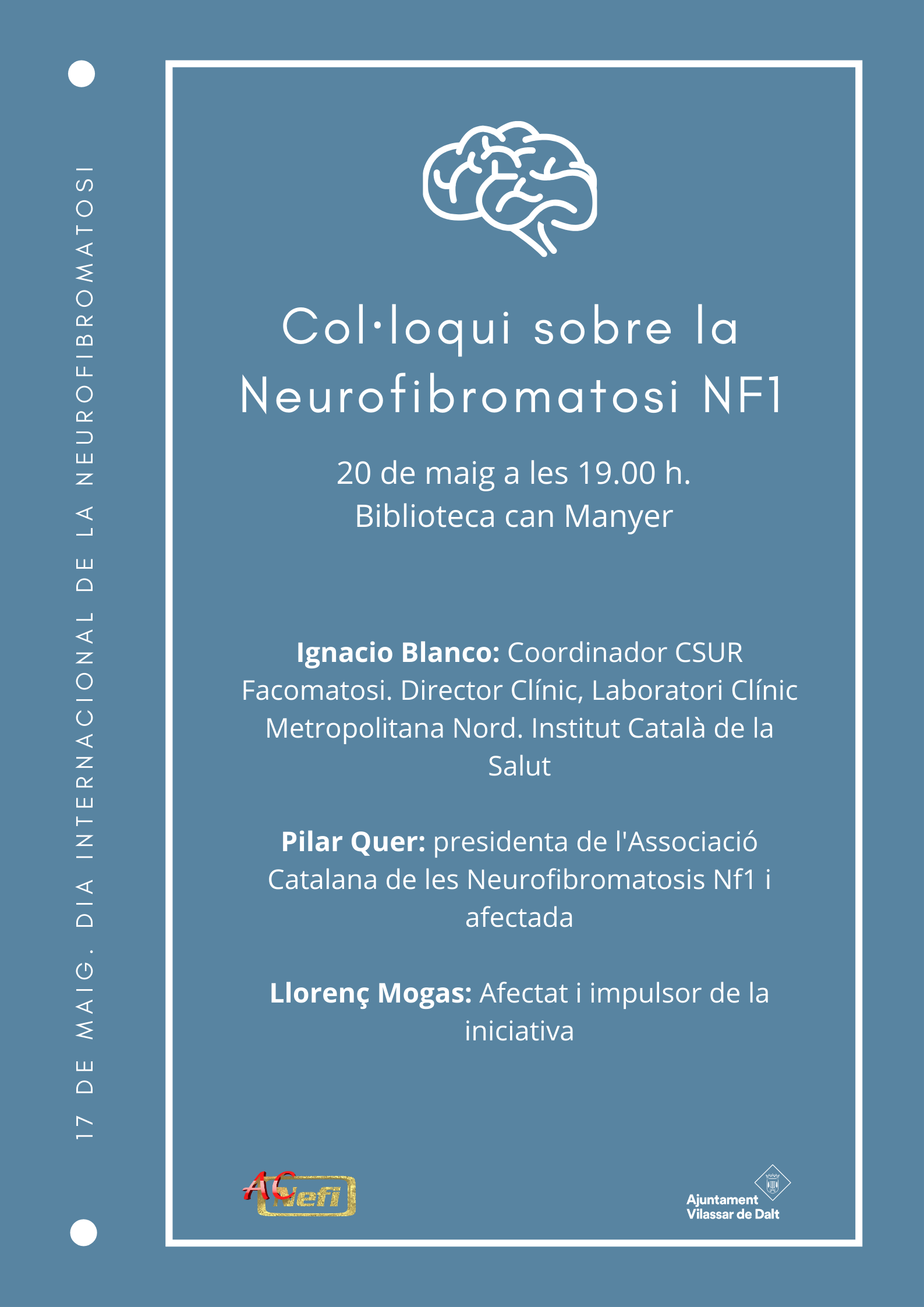 Col&middot;loqui sobre la Neurofibromatosi NF1