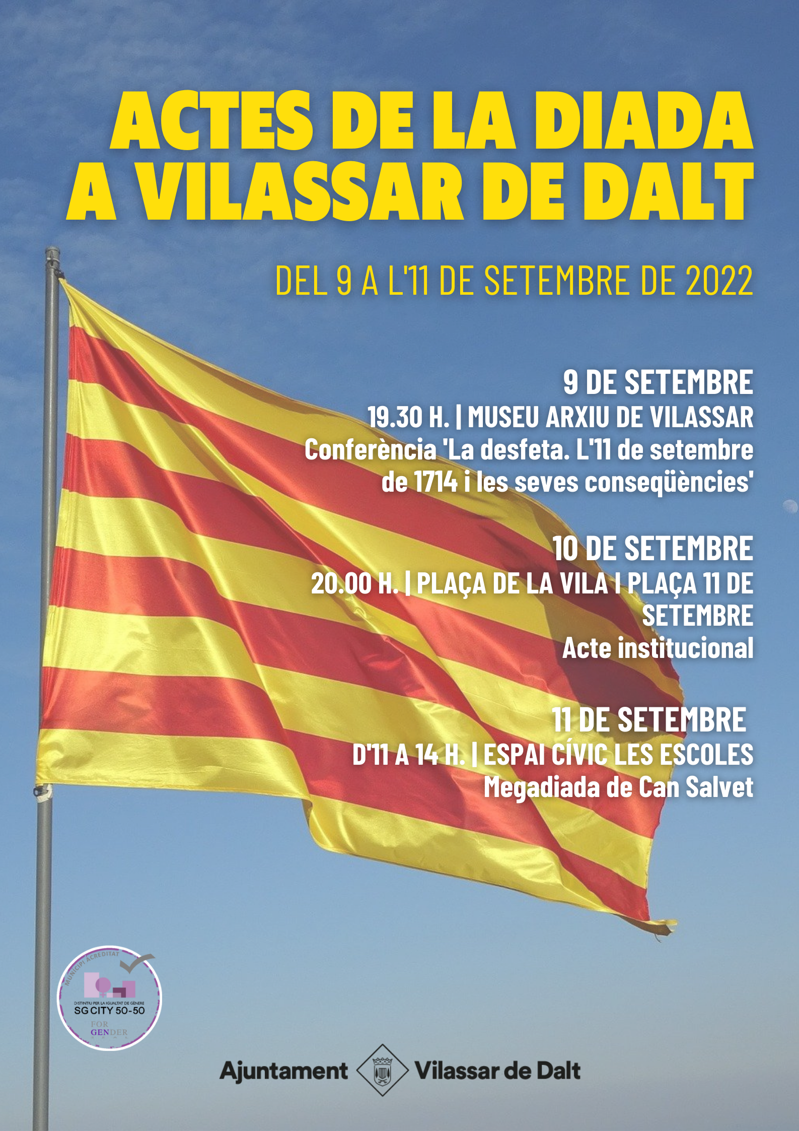 Vilassar commemora la Diada aquest cap de setmana