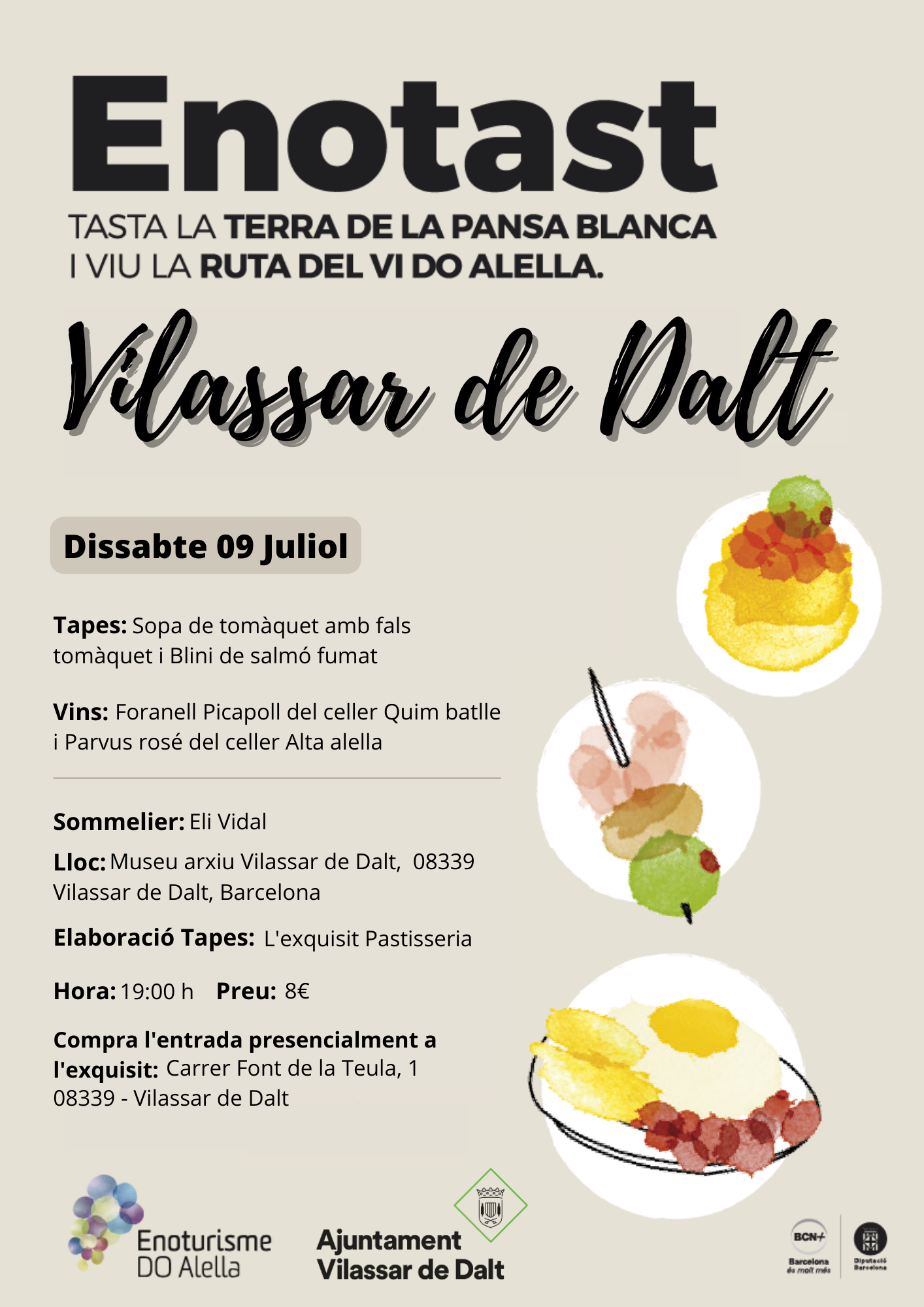 PLACES EXHAURIDES! Enotast DO Alella