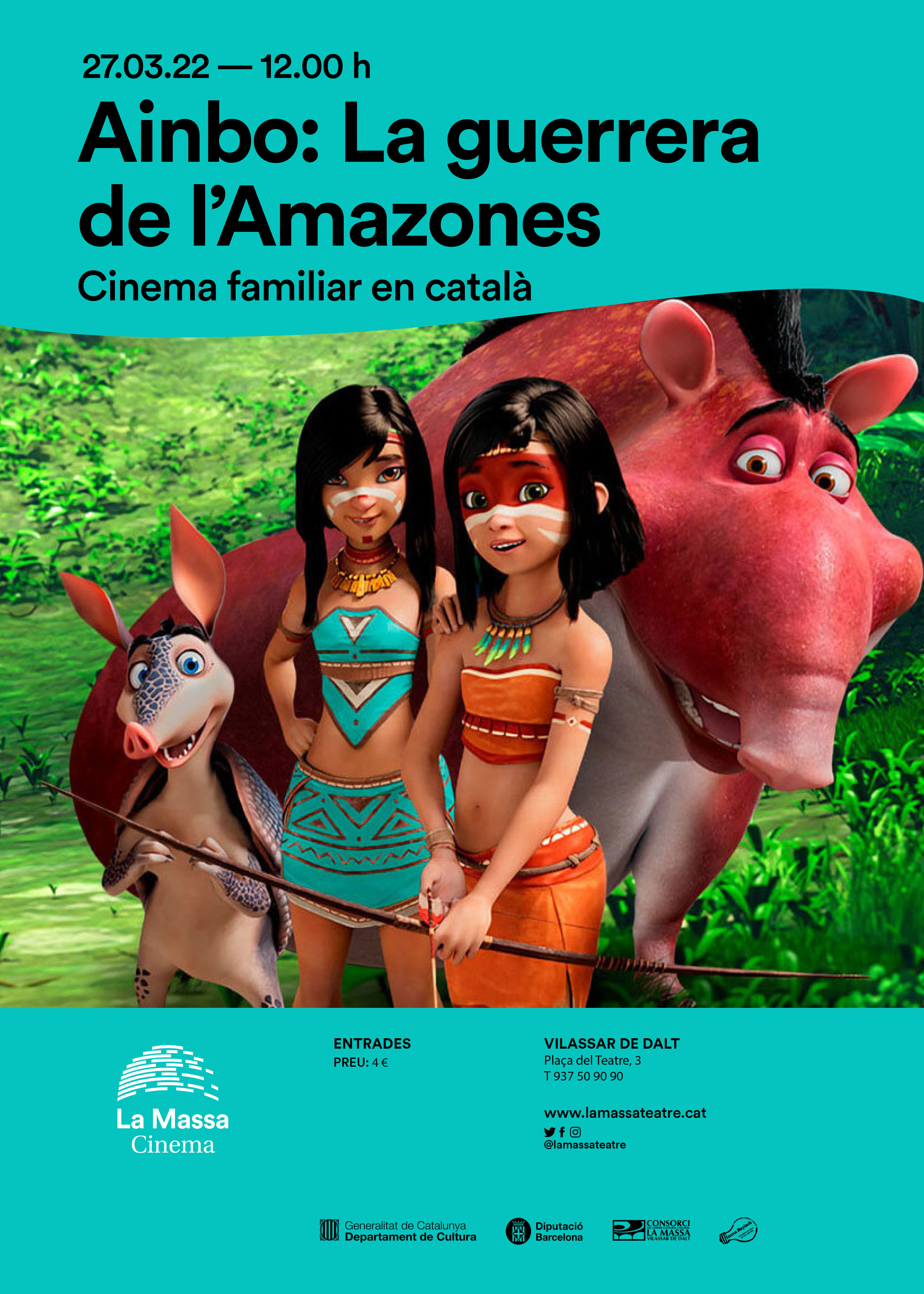 Cinema familiar en catal&agrave;. Ainbo: La guerrera de l'Amazones