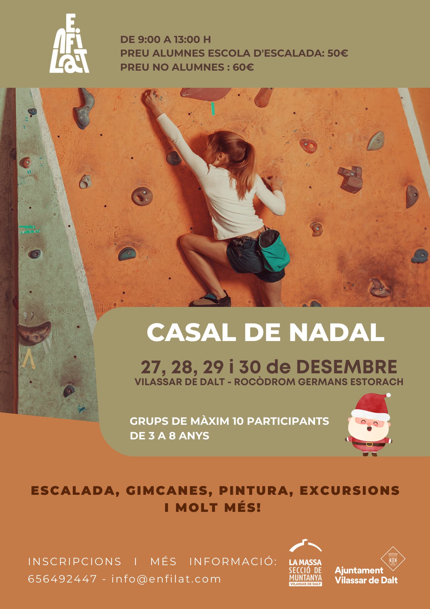 Casal de Nadal al Rocòdrom