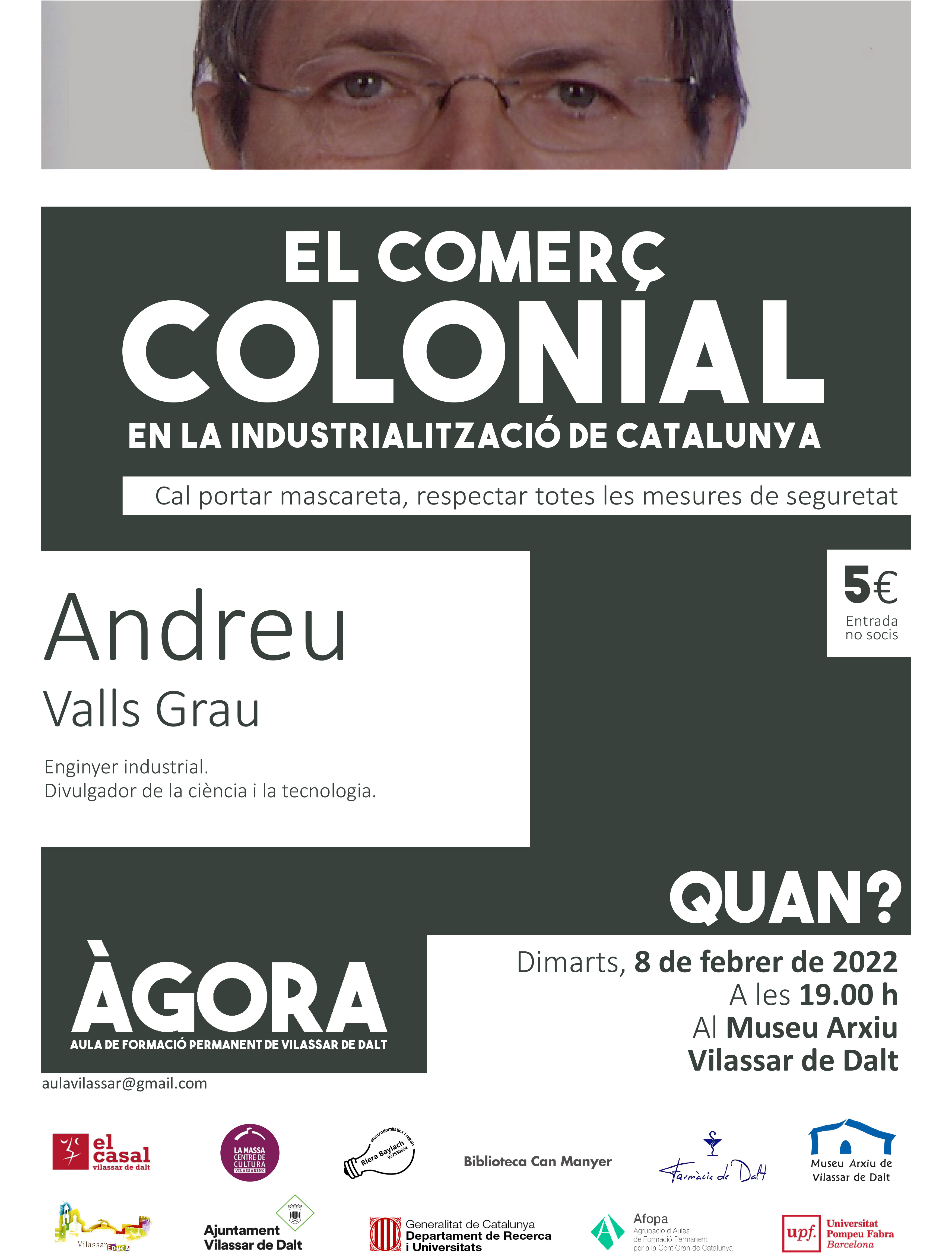 &Agrave;gora Vilassar: El comer&ccedil; colonial