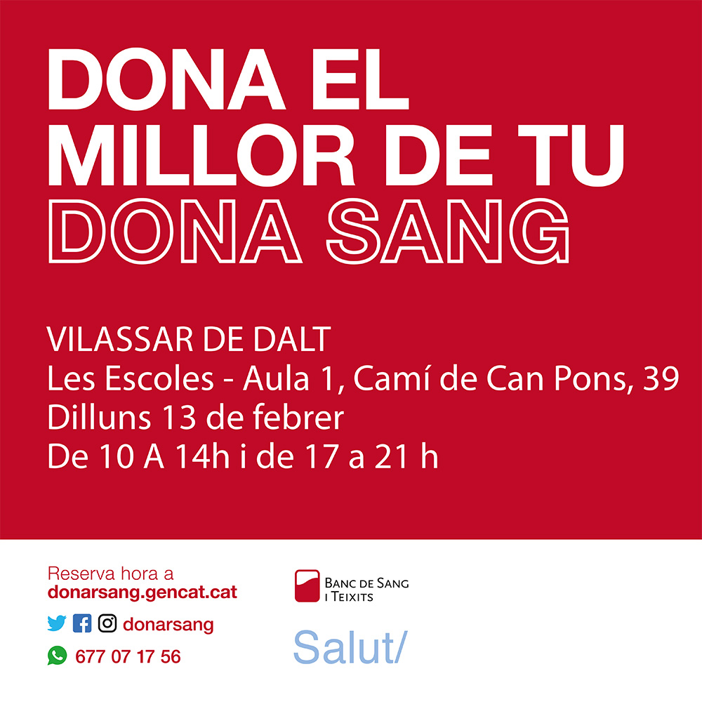 Jornada de donació de sang