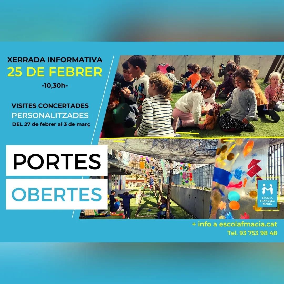 Jornada de portes obertes a l'Escola Francesc Macià