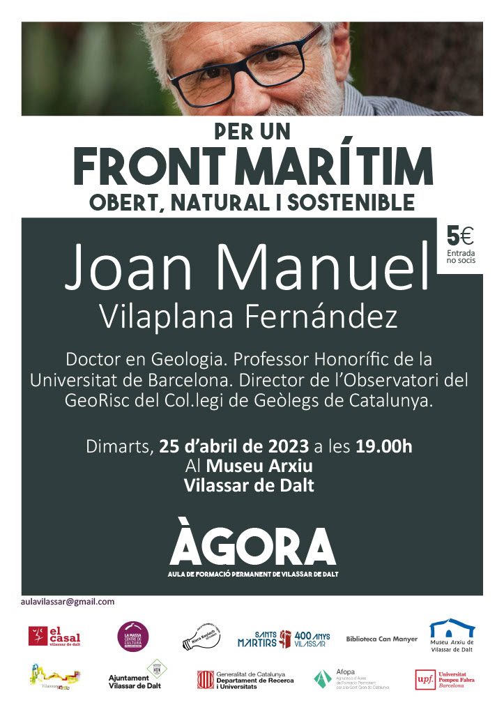 Àgora Vilassar: Per un front marítim obert, natural i sostenible