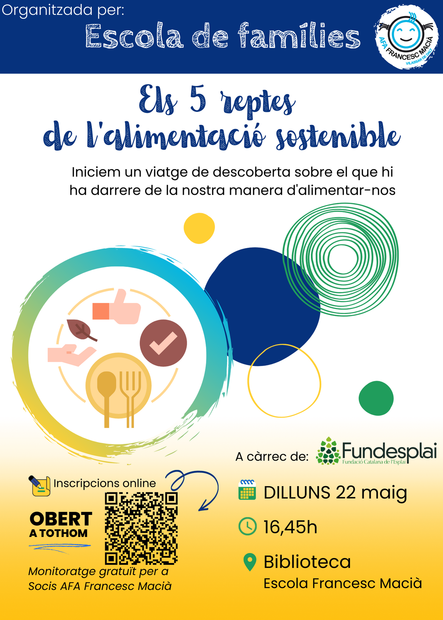 Xerrada: Els 5 reptes de l'alimentació sostenible