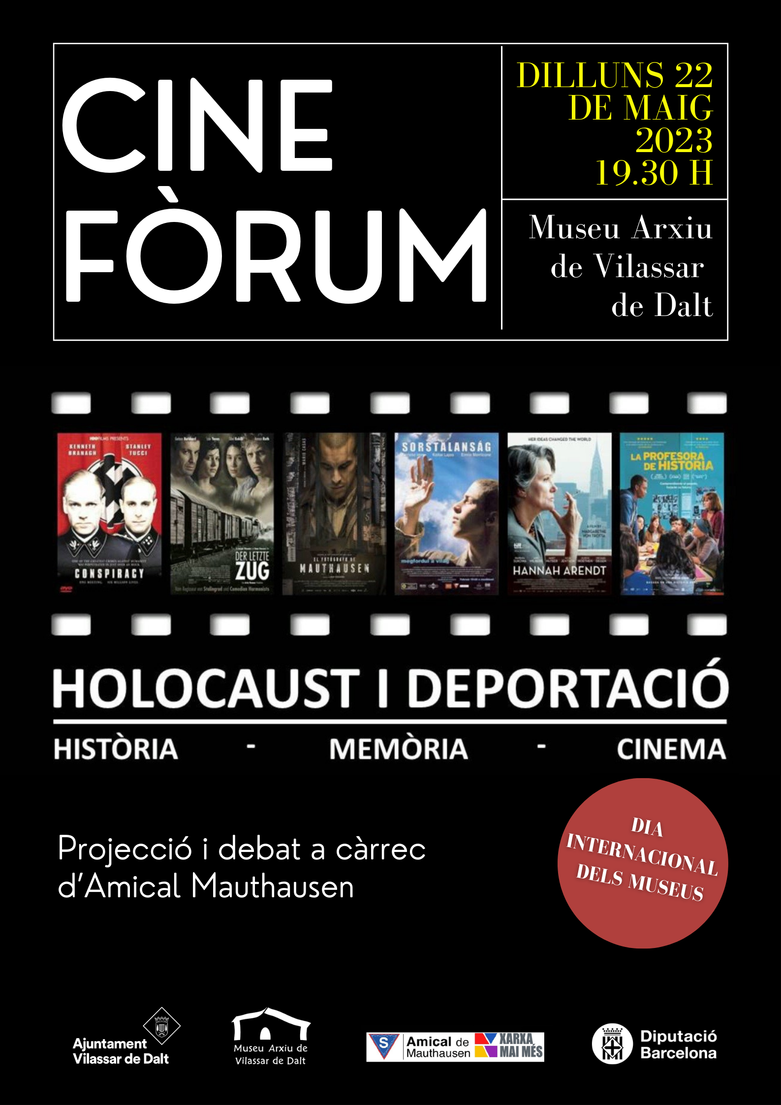 Cine fòrum: Holocaust i deportació
