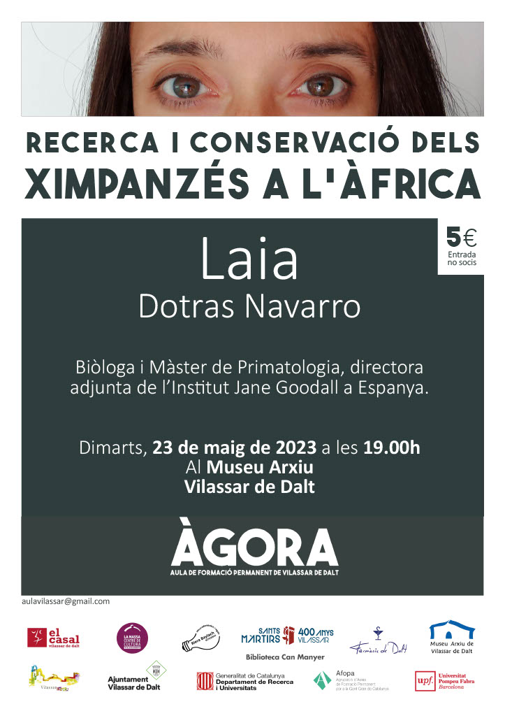 Àgora Vilassar: Recerca i conservació de ximpanzés a l'Àfrica
