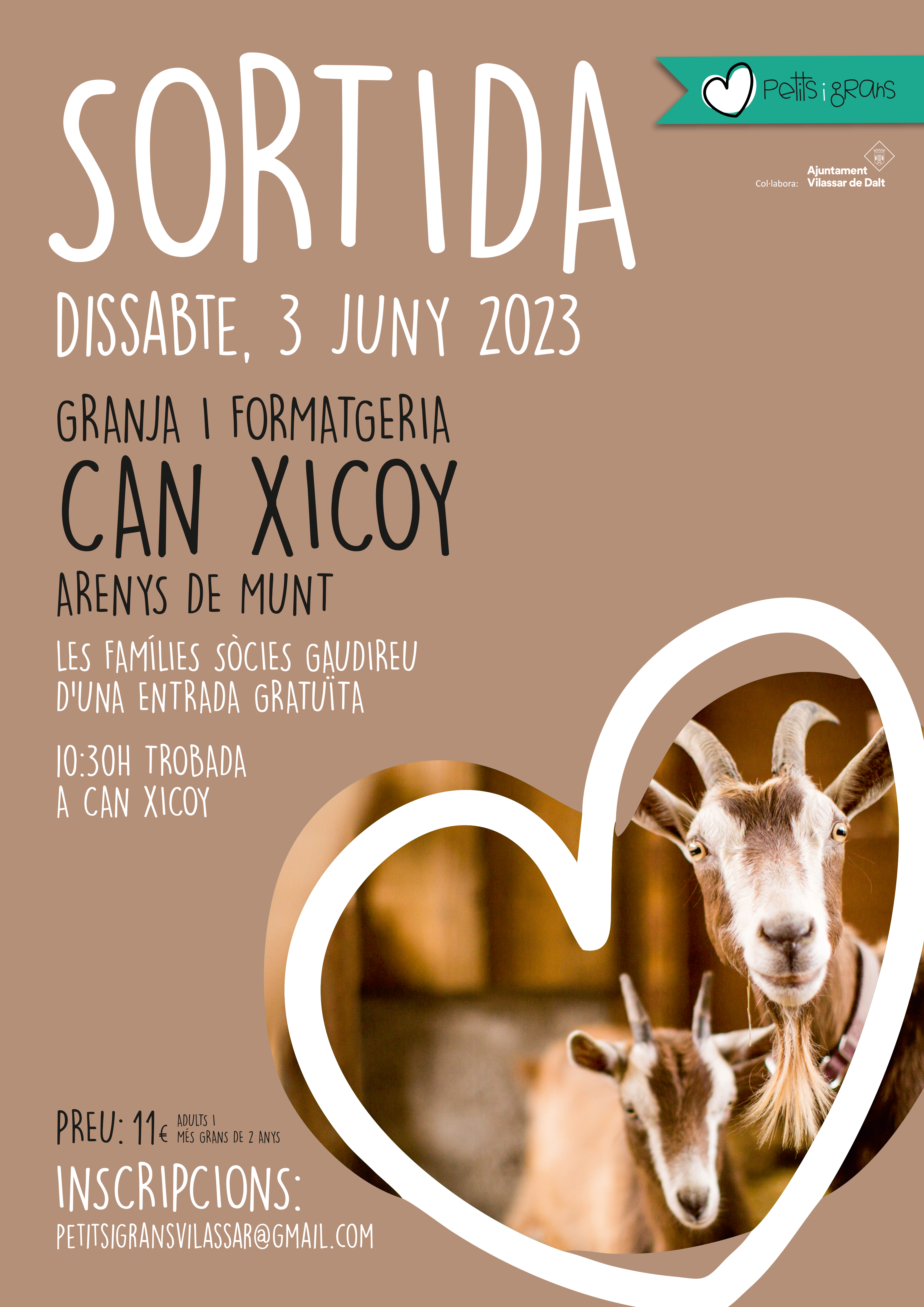 Sortida a la granja i formatgedia Can Xicoy