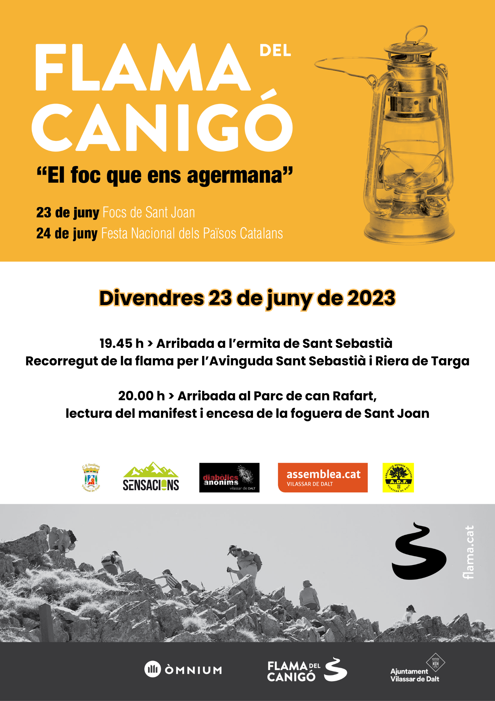 Arribada de la Flama del Canigó