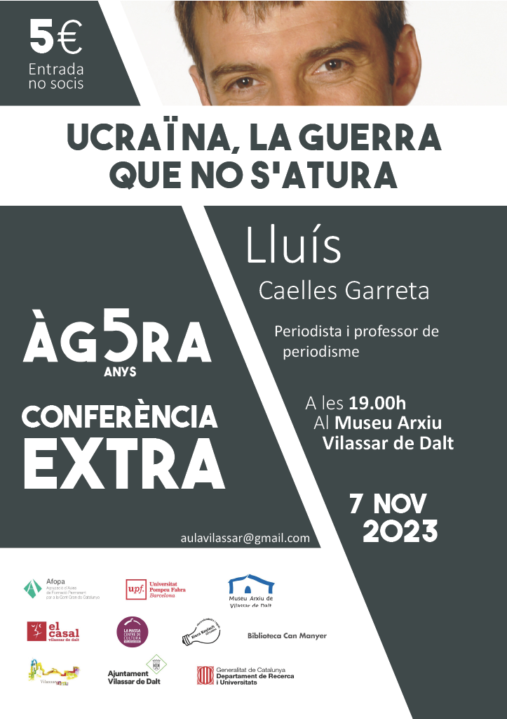 Àgora Vilassar: Ucraïna, la guerra que no s'atura