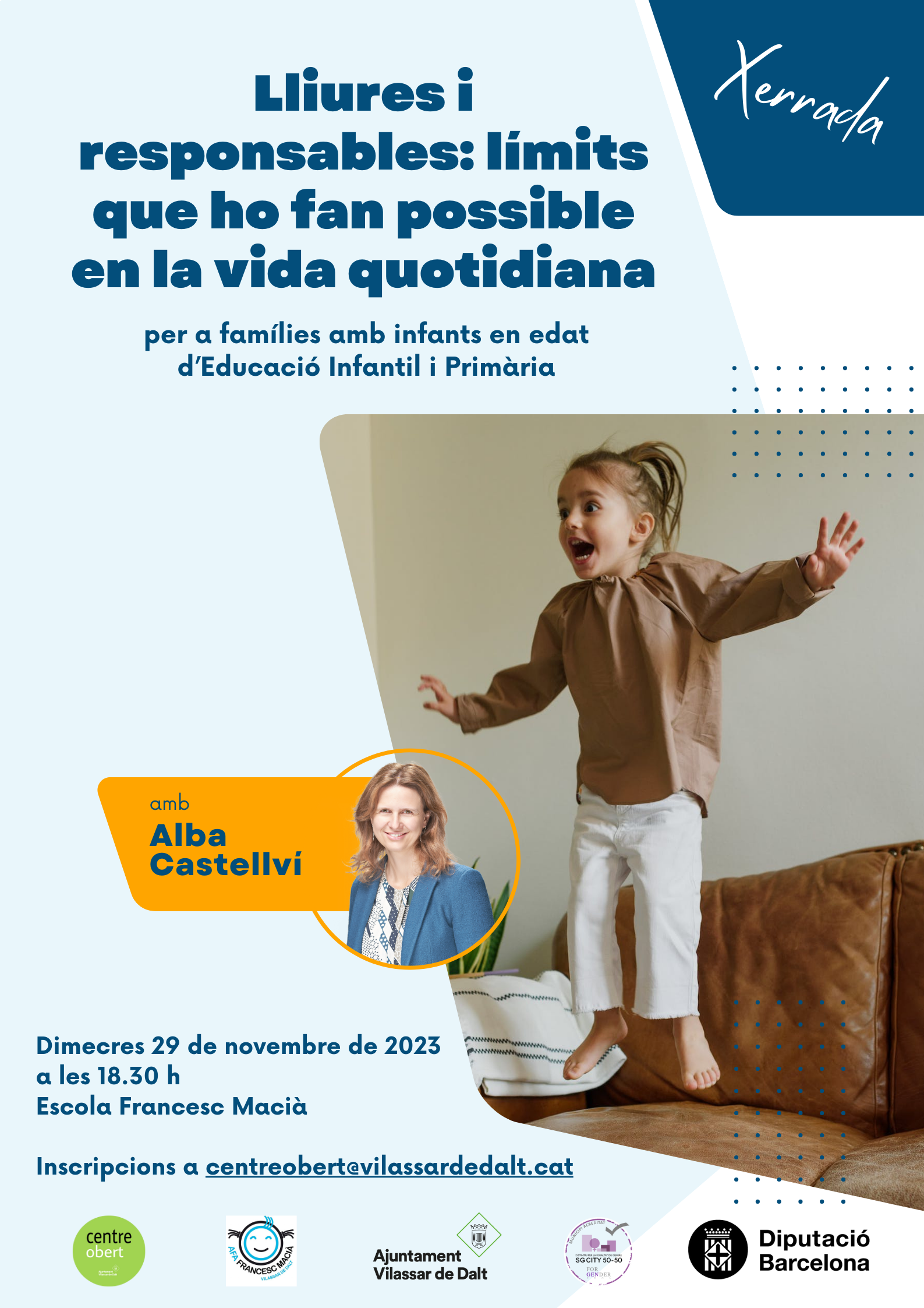 Xerrada 'Lliures i responsables: límits que ho fan possible en la vida quotidiana'