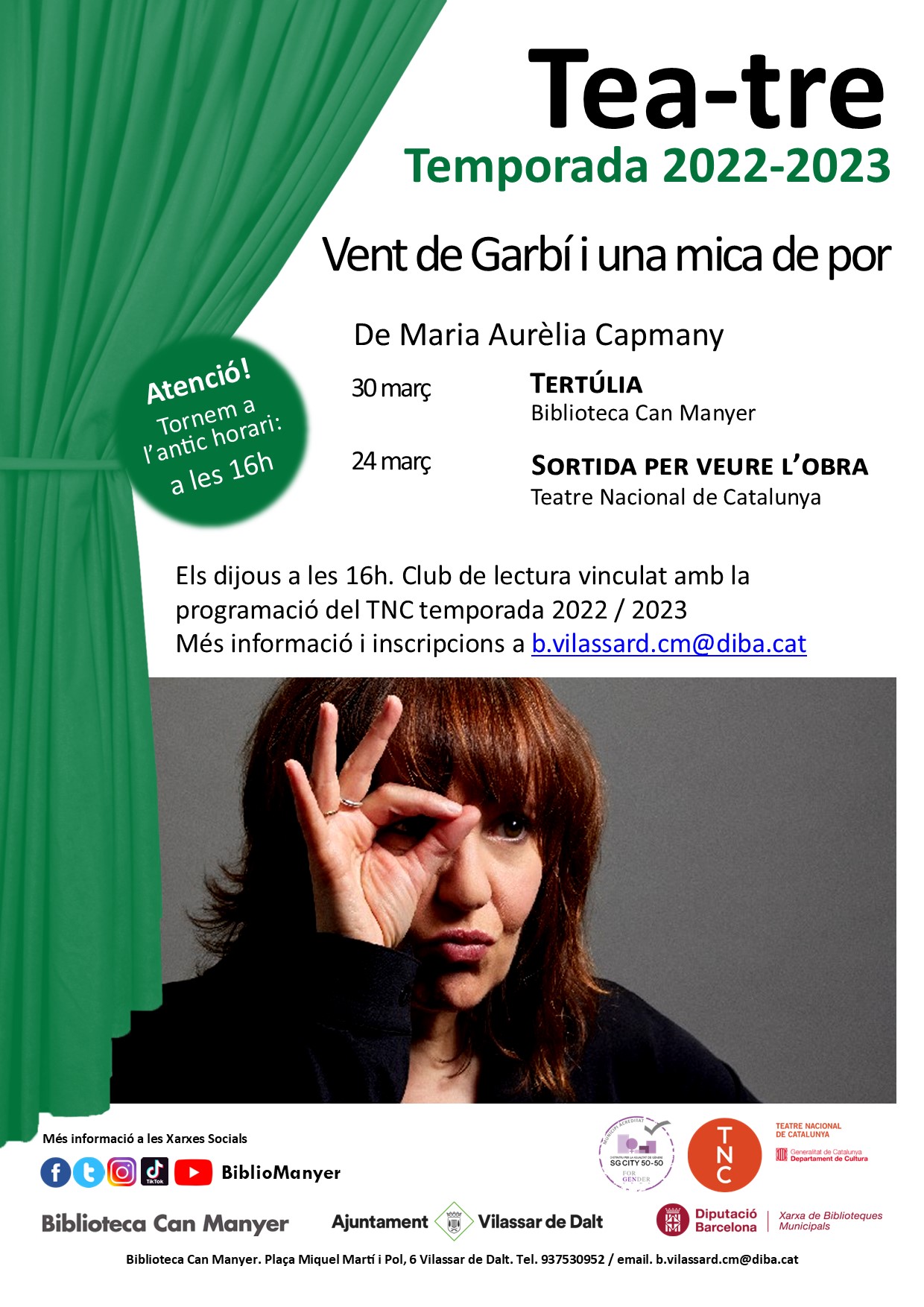 Tea-tre: 'Vent de Garbí i una mica de por'