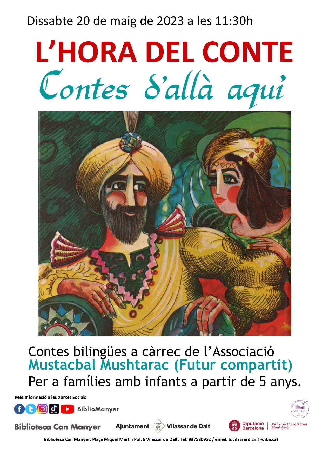 Hora del conte: Contes d'allà aquí