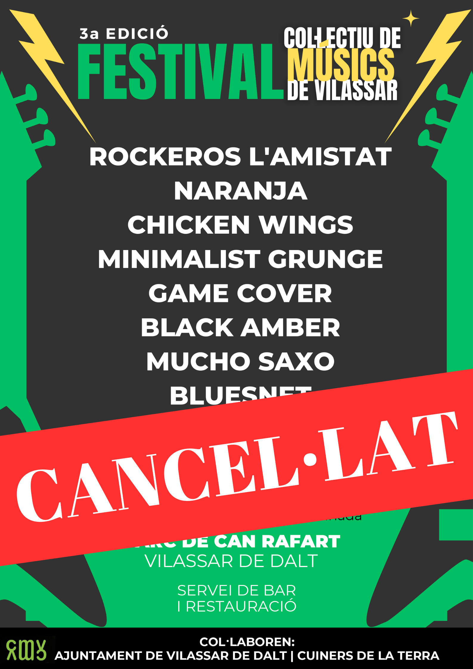 CANCEL·LAT! 3r Festival del Col·lectiu de músics