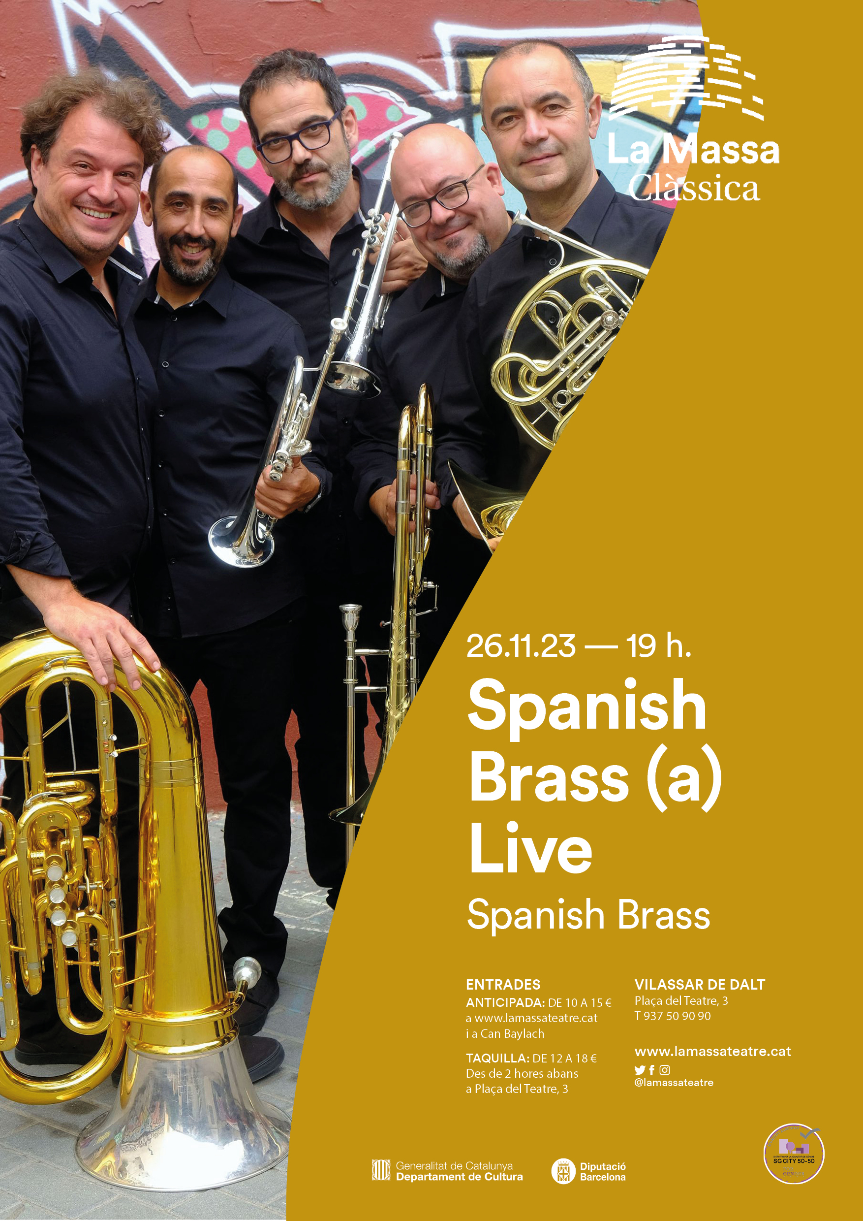 Temporada de clàssica: Spanish Brass (a) Live