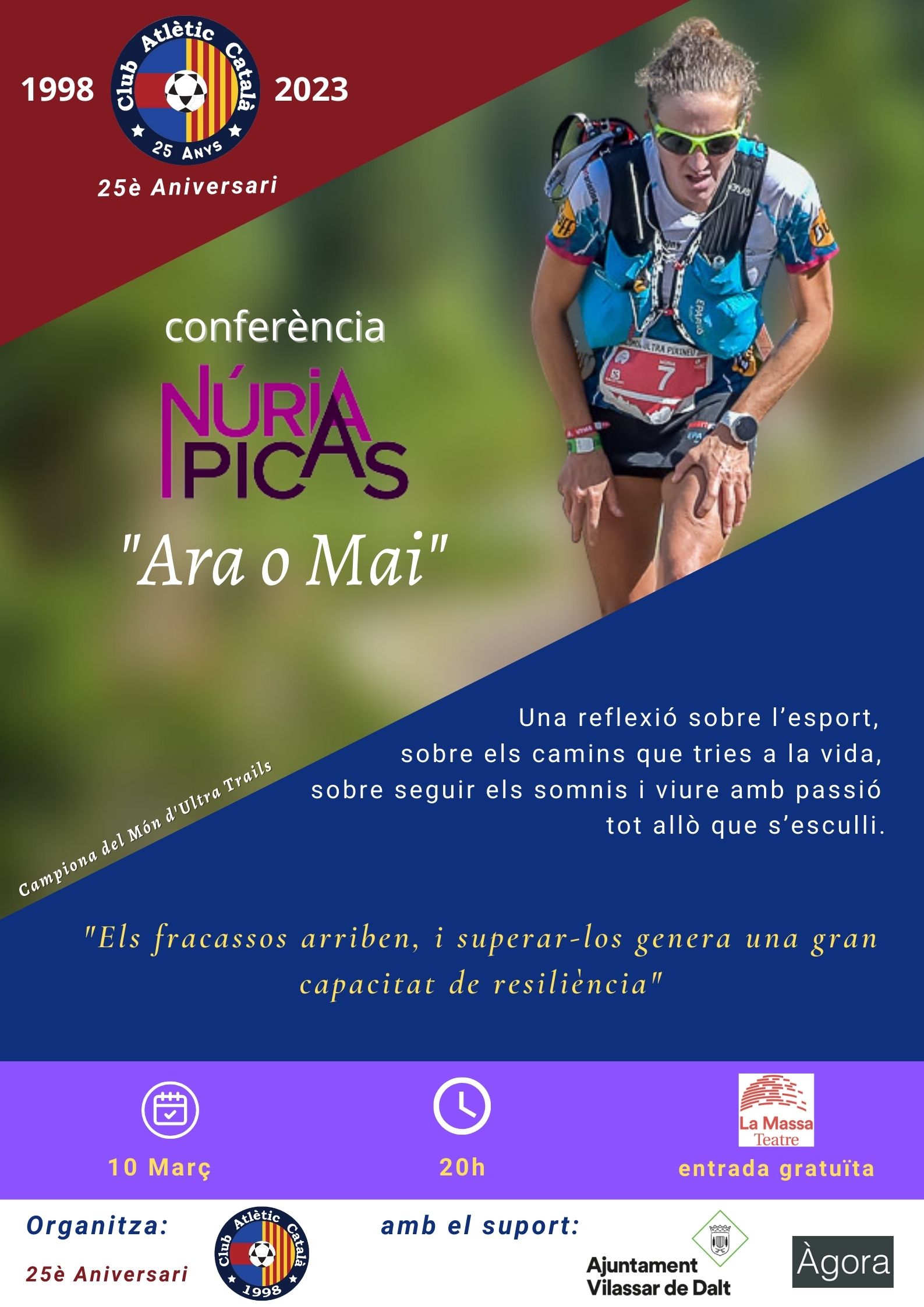 Conferència de Núria Picas: 'Ara o mai'