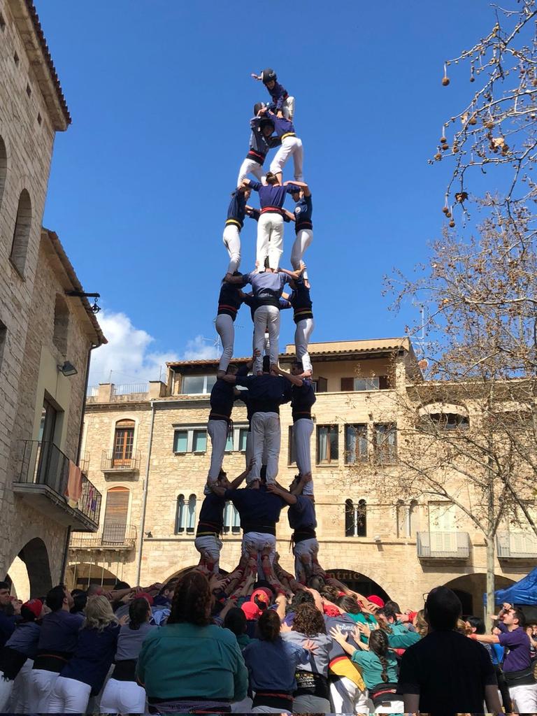 Sants Màrtirs 23: Actuació castellera