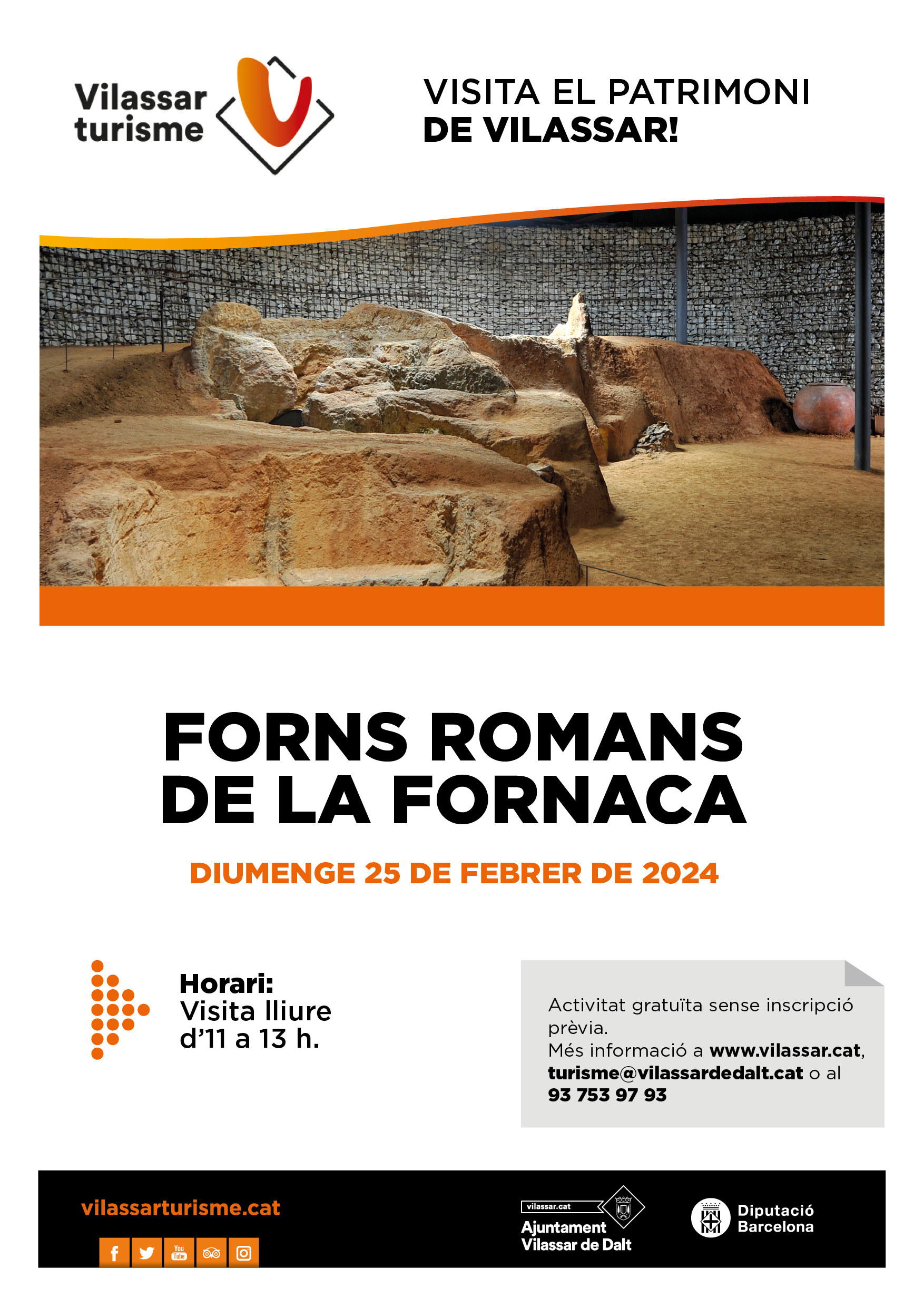 Visita als Forns Romans de la Fornaca
