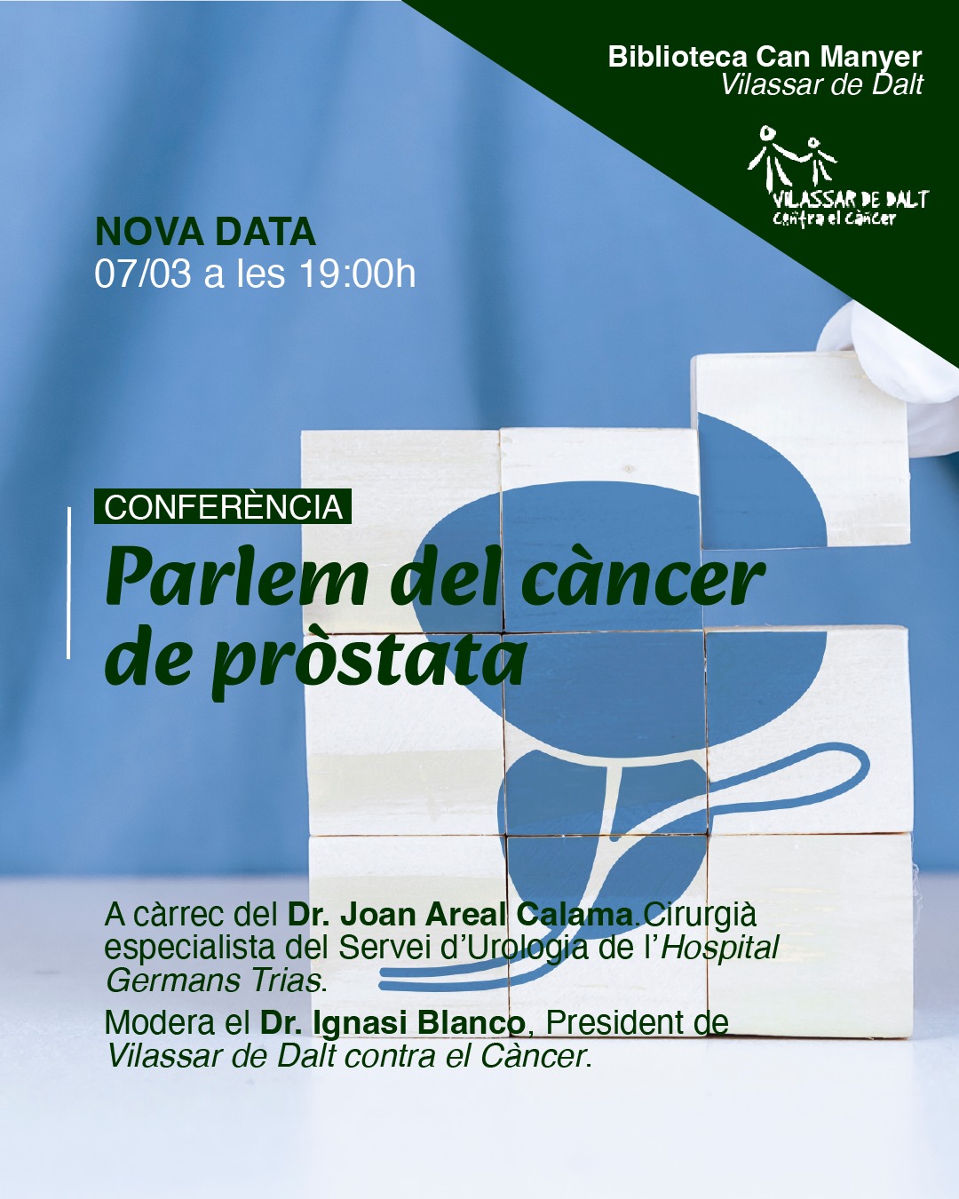 Conferència 'Parlem del càncer de pròstata'