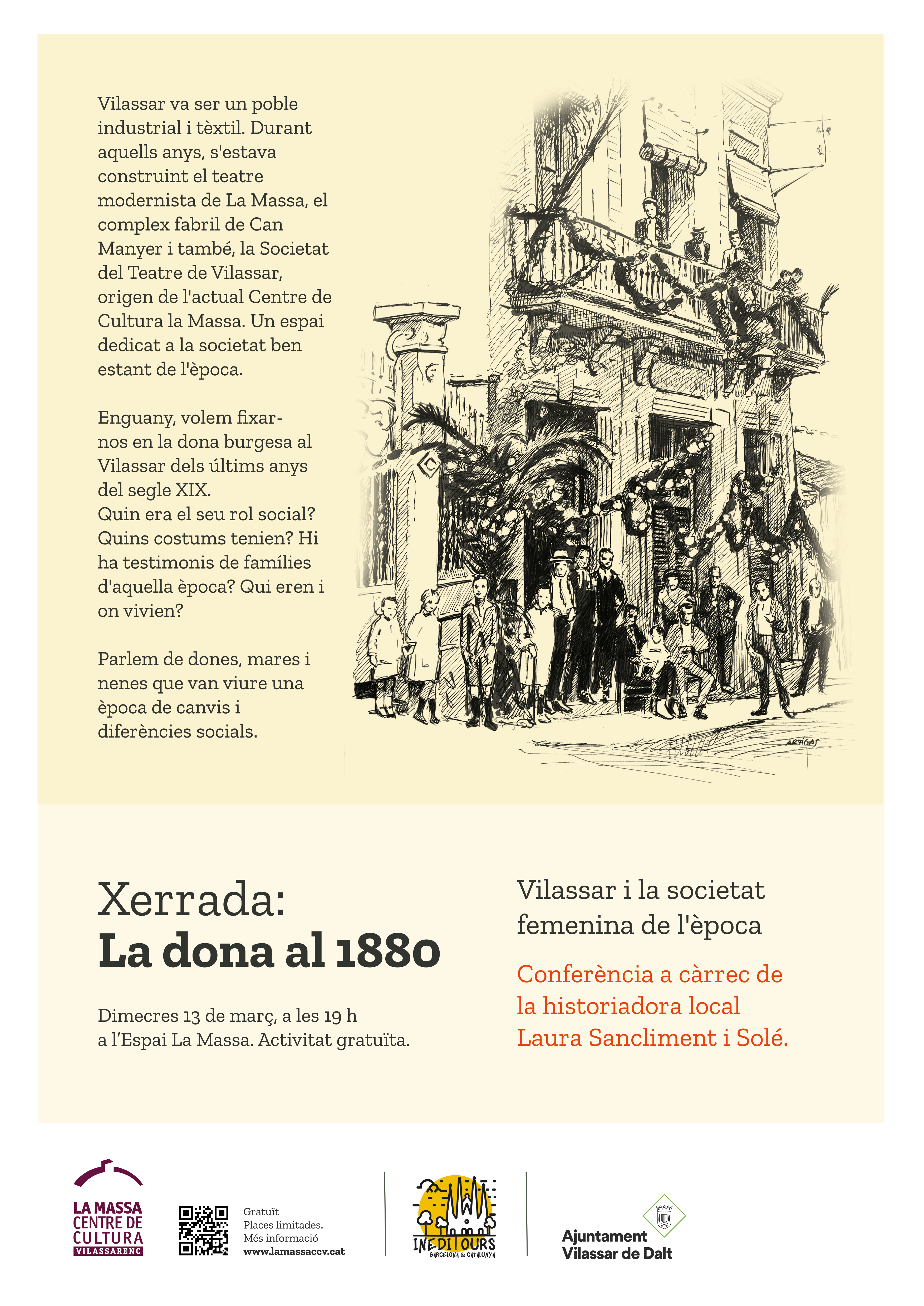 Conferència 'La dona al 1880. Vilassar i la societat femenina de l'època' 