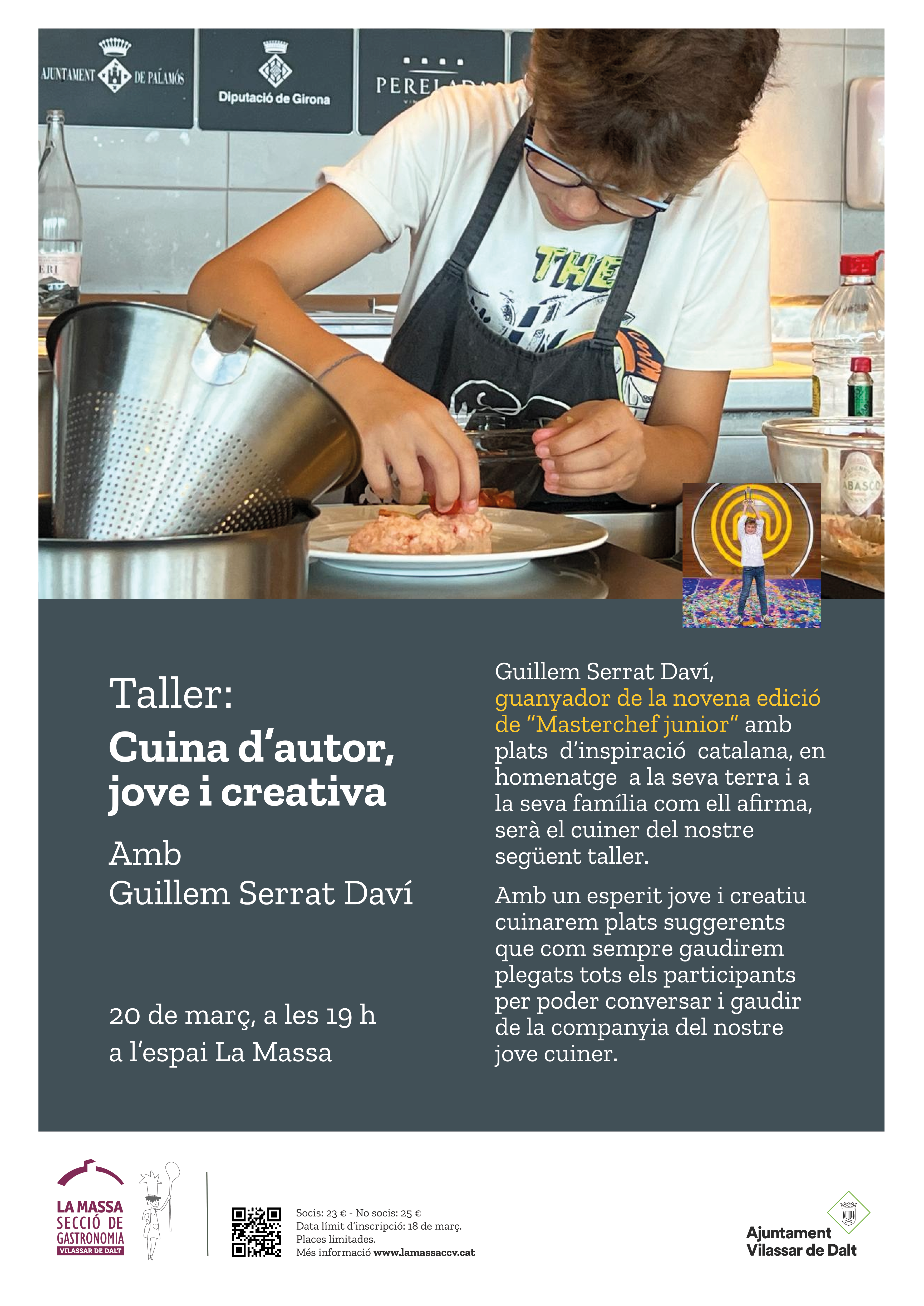Taller 'Cuina d'autor, jove i creativa'