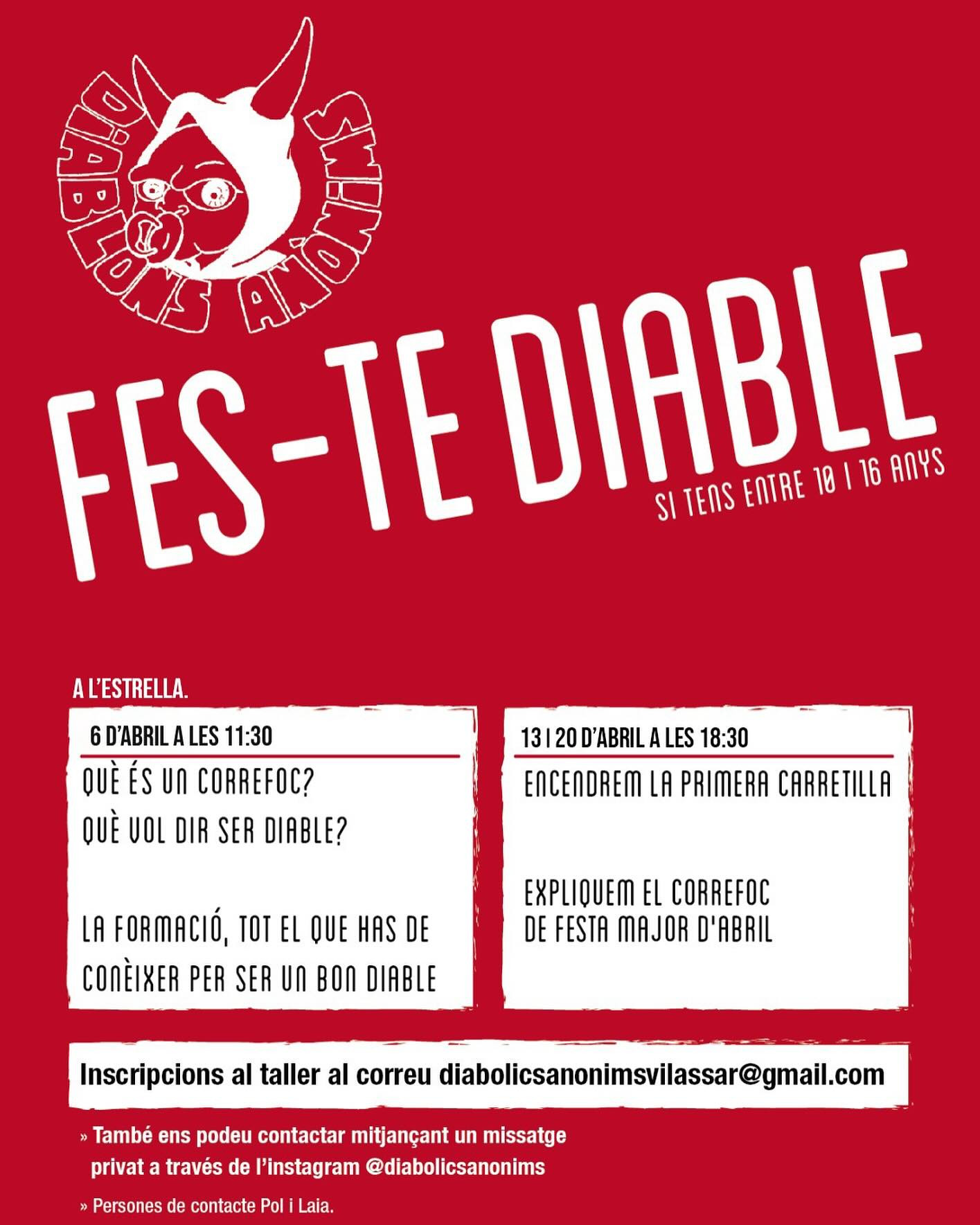 Taller 'Fes-te diable!'